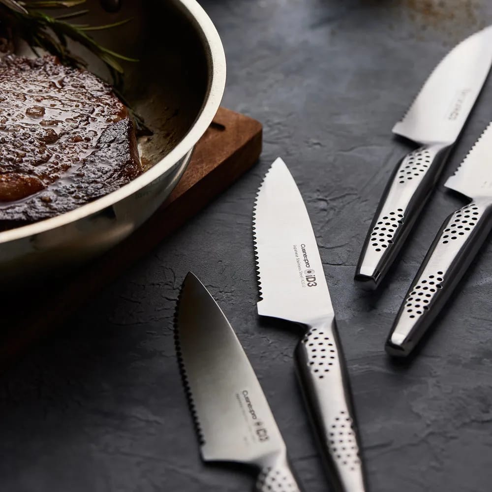 THE CUSTOM CHEF™ Steakknive Cuisine::pro®
iD3® Cuisine::pro iD3® Steakkniv - 4 stk. i Sølvfarvet, 4