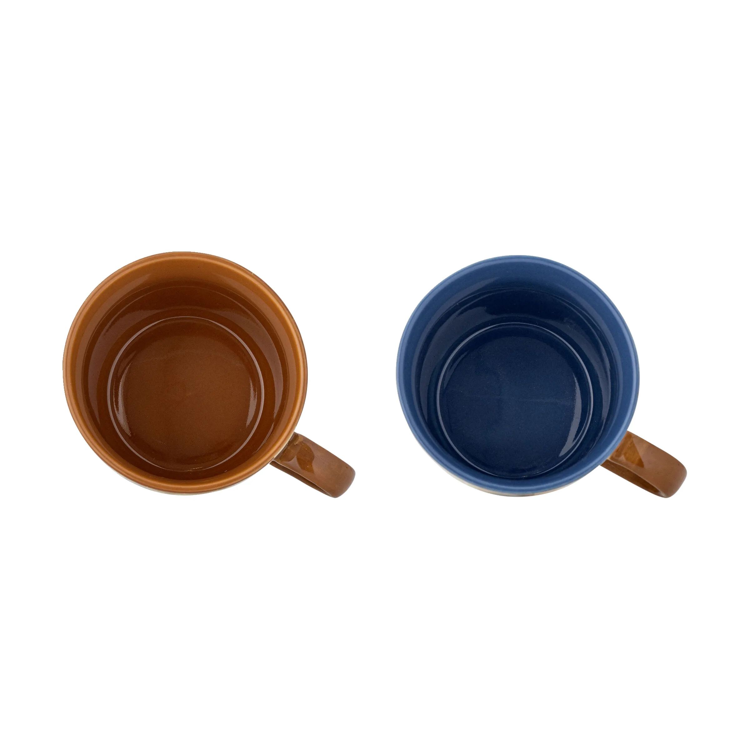 Bloomingville Krus og kopper med hank Anniversary Kop - 2 stk. i Brown, 6