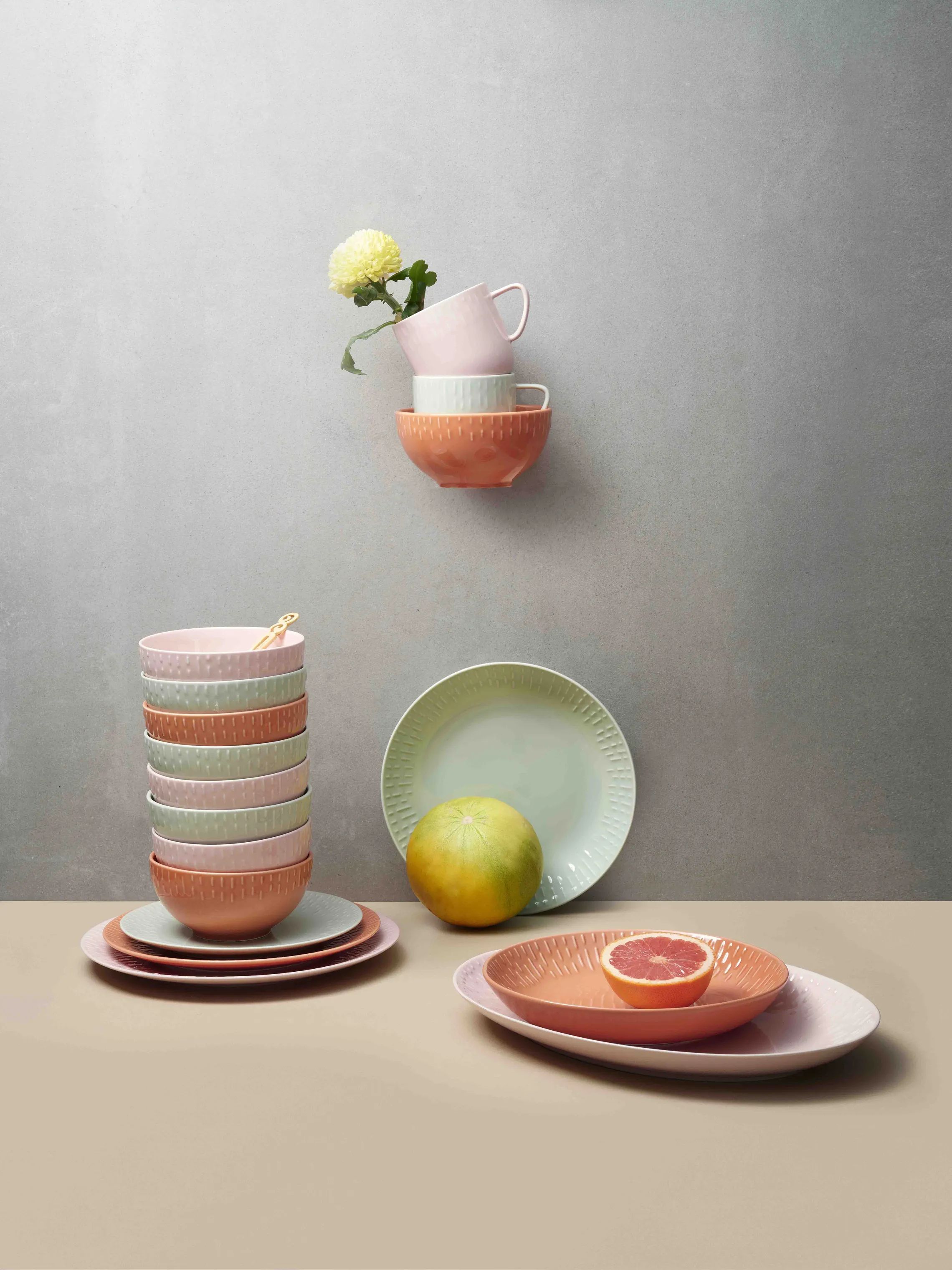 Life In Colour Frokosttallerkener Confetti Frokosttallerken i Apricot, 3