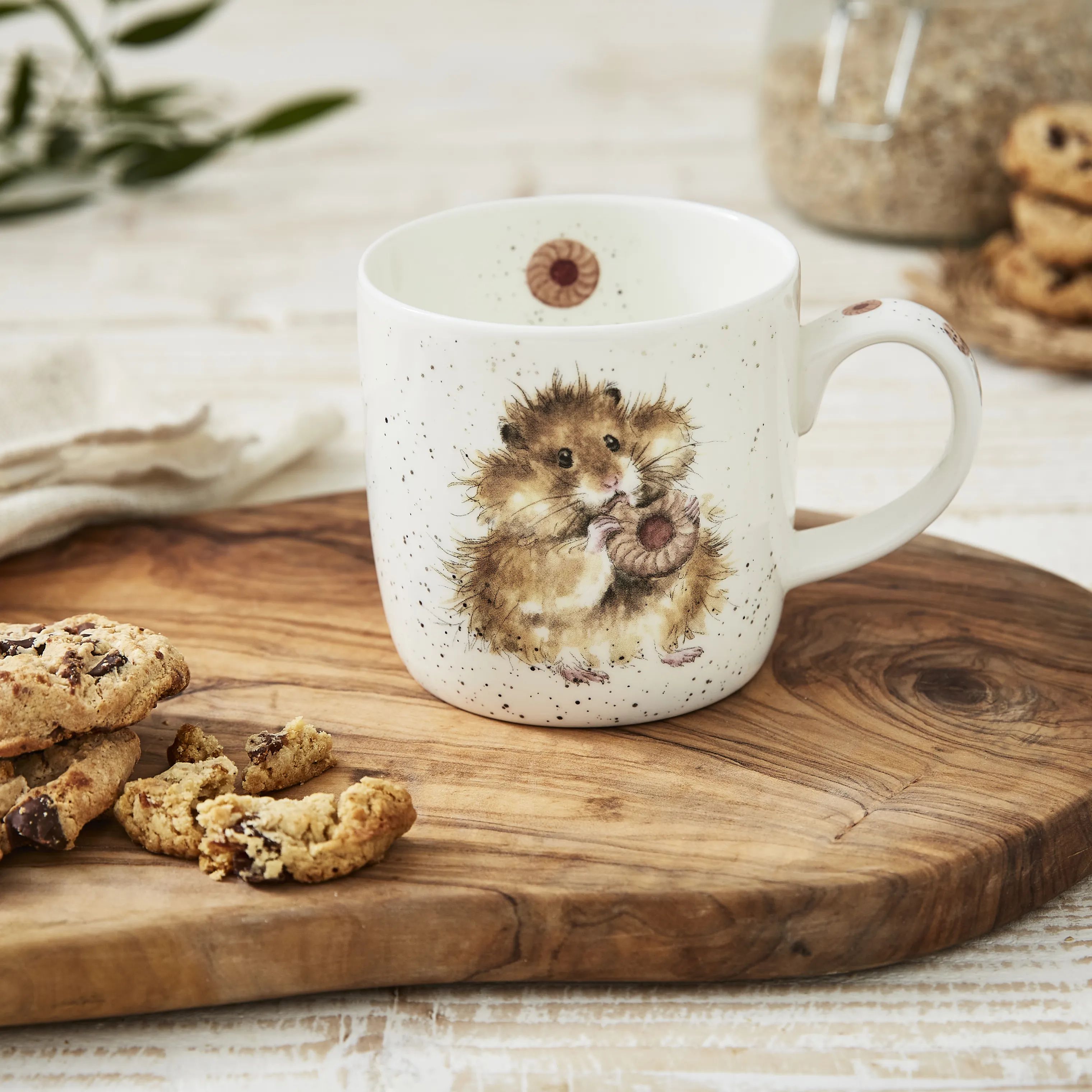 Royal Worcester Krus og kopper med hank Wrendale Krus - Diet starts tom. i Hamster, 3