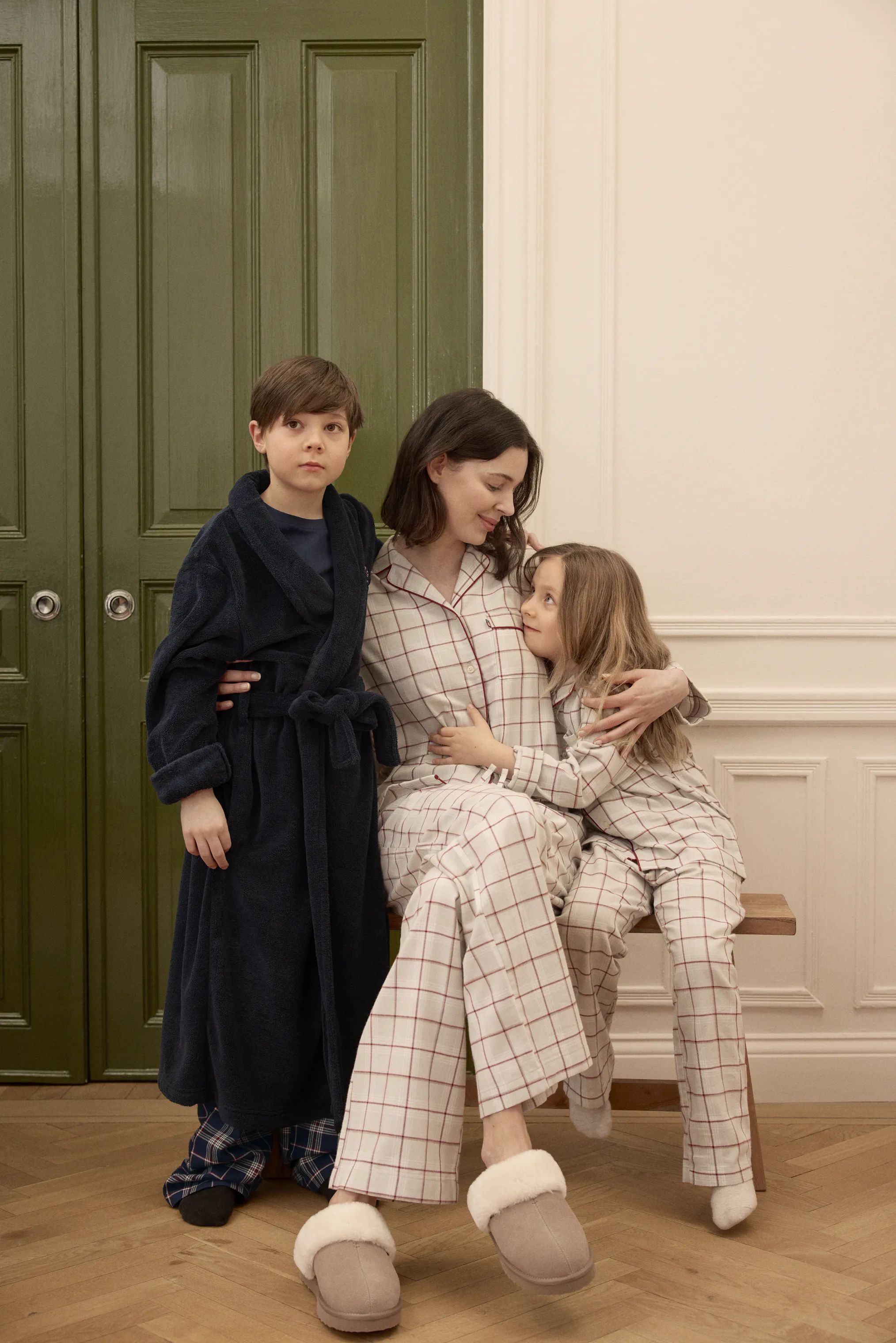 Lexington Pyjamas Holiday Collection 2025 Pyjamassæt - 2 dele i Grå, 6-8 år, 2