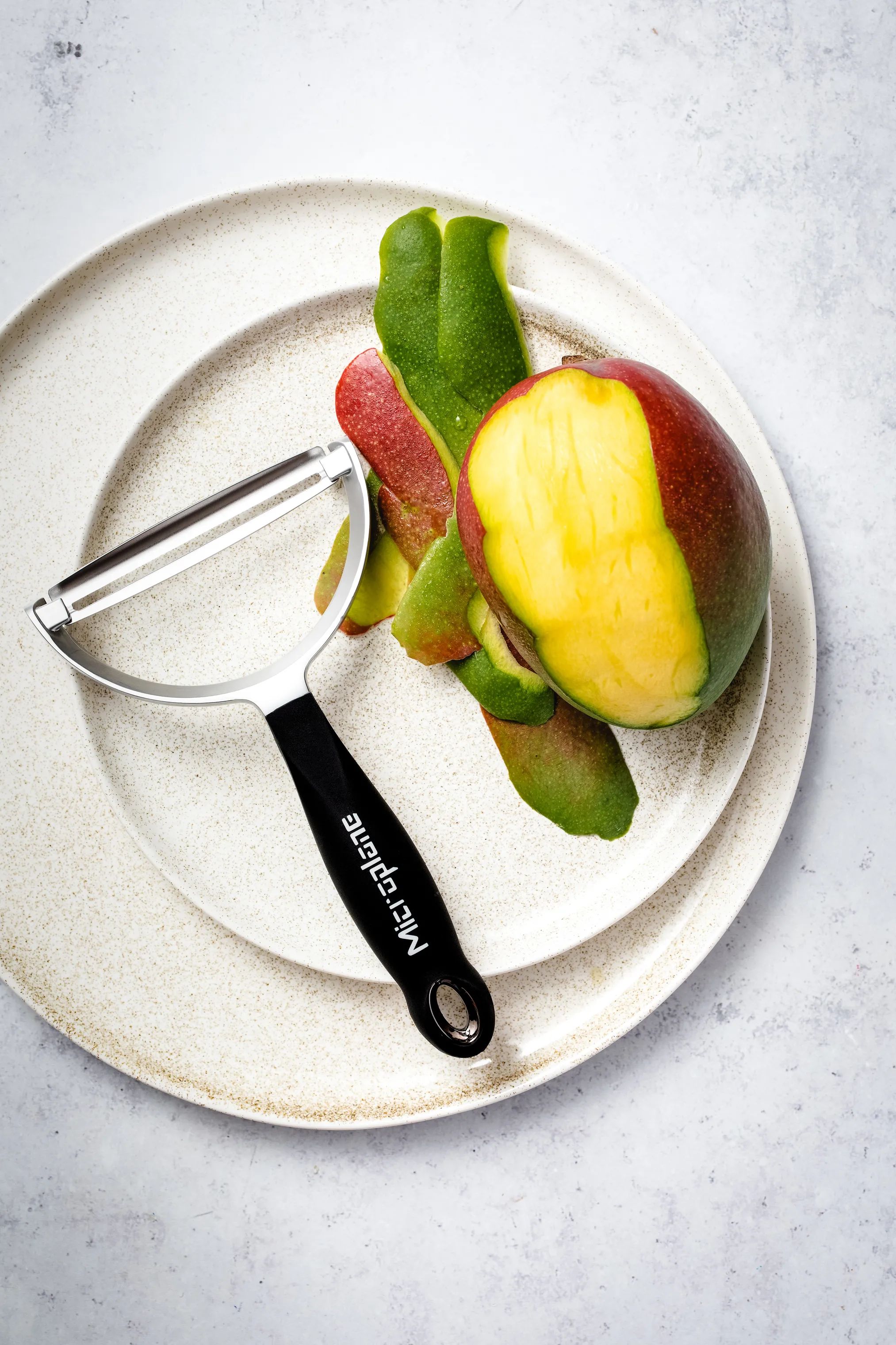 Microplane Grøntsags- og kartoffelskrællere Professional XL Skrællekniv i Sort, 2
