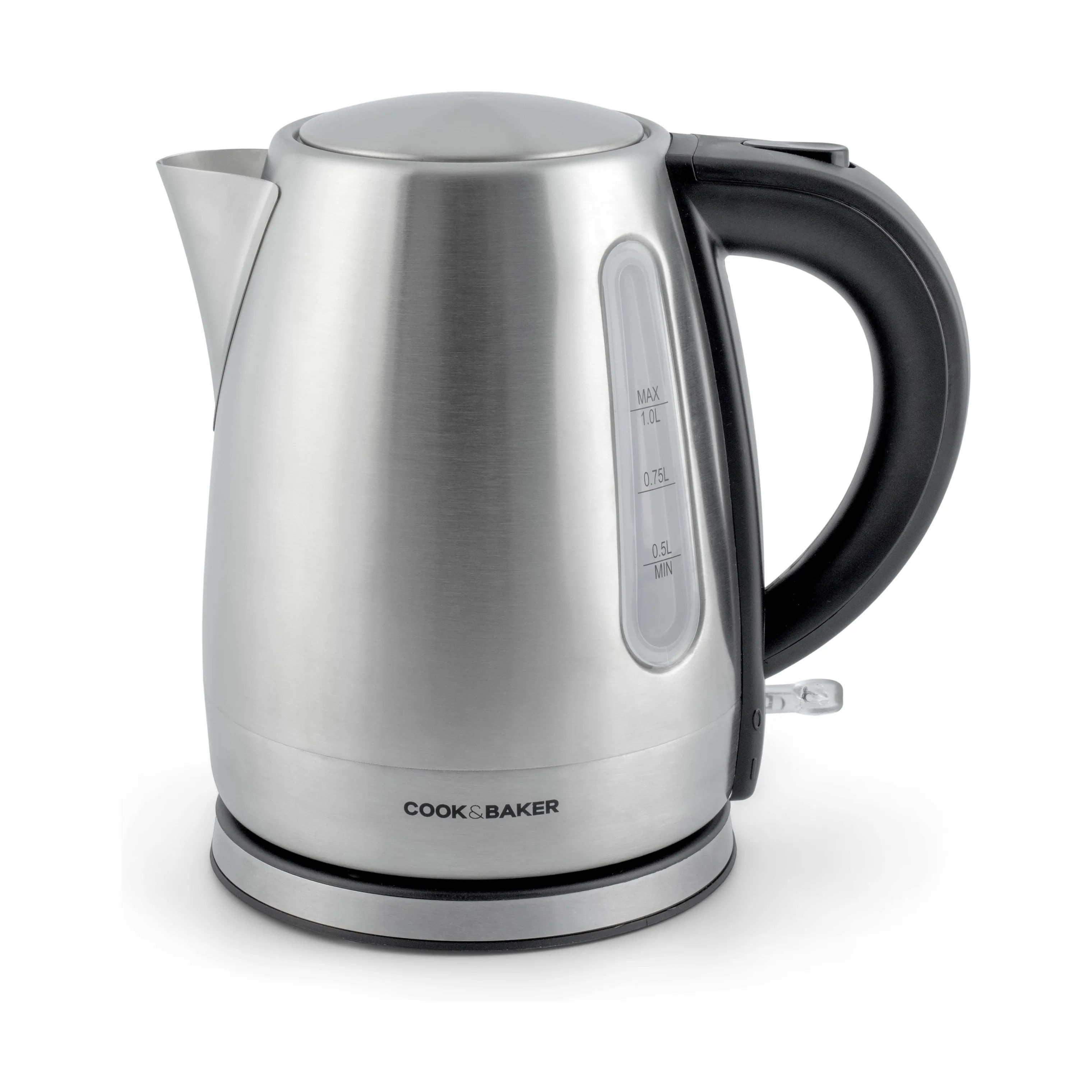 Cook & Baker Elkedler Elkedel i Stål, 1 L, 1