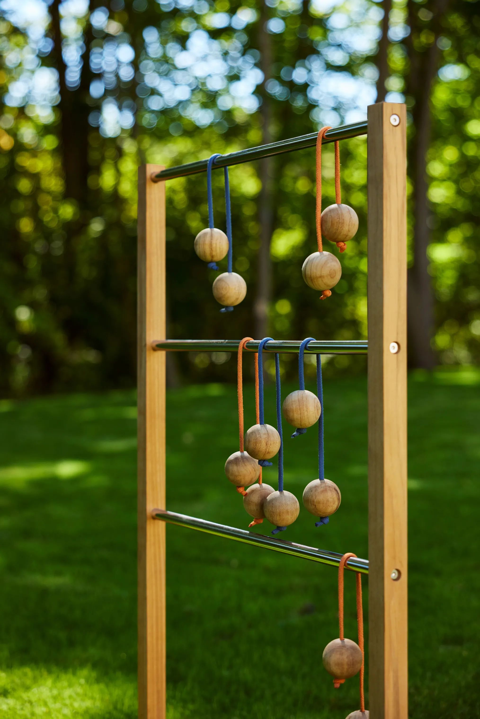 Mandalay Havespil Sussex Stigegolf i Teak, 5