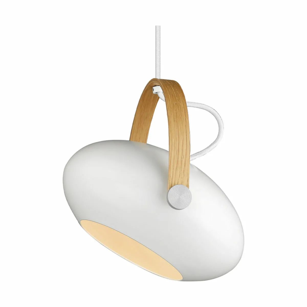 Halo Design Pendler D.C Pendel i Hvid/eg, 26 cm, 1
