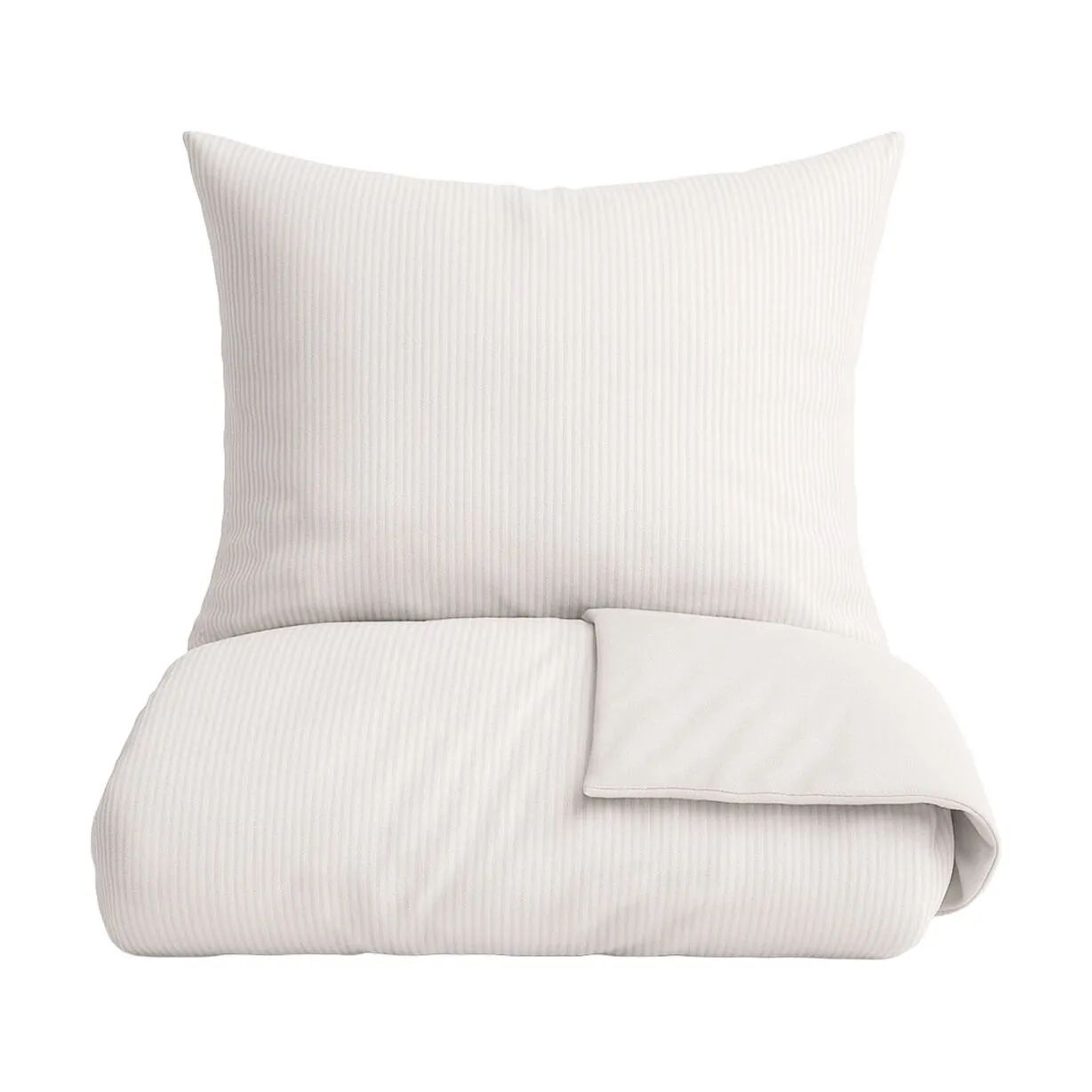 omhu Sengetøj Mini Strib OMHU Mini Strib Sengetøj i Beige, B140 x L200 cm, 1