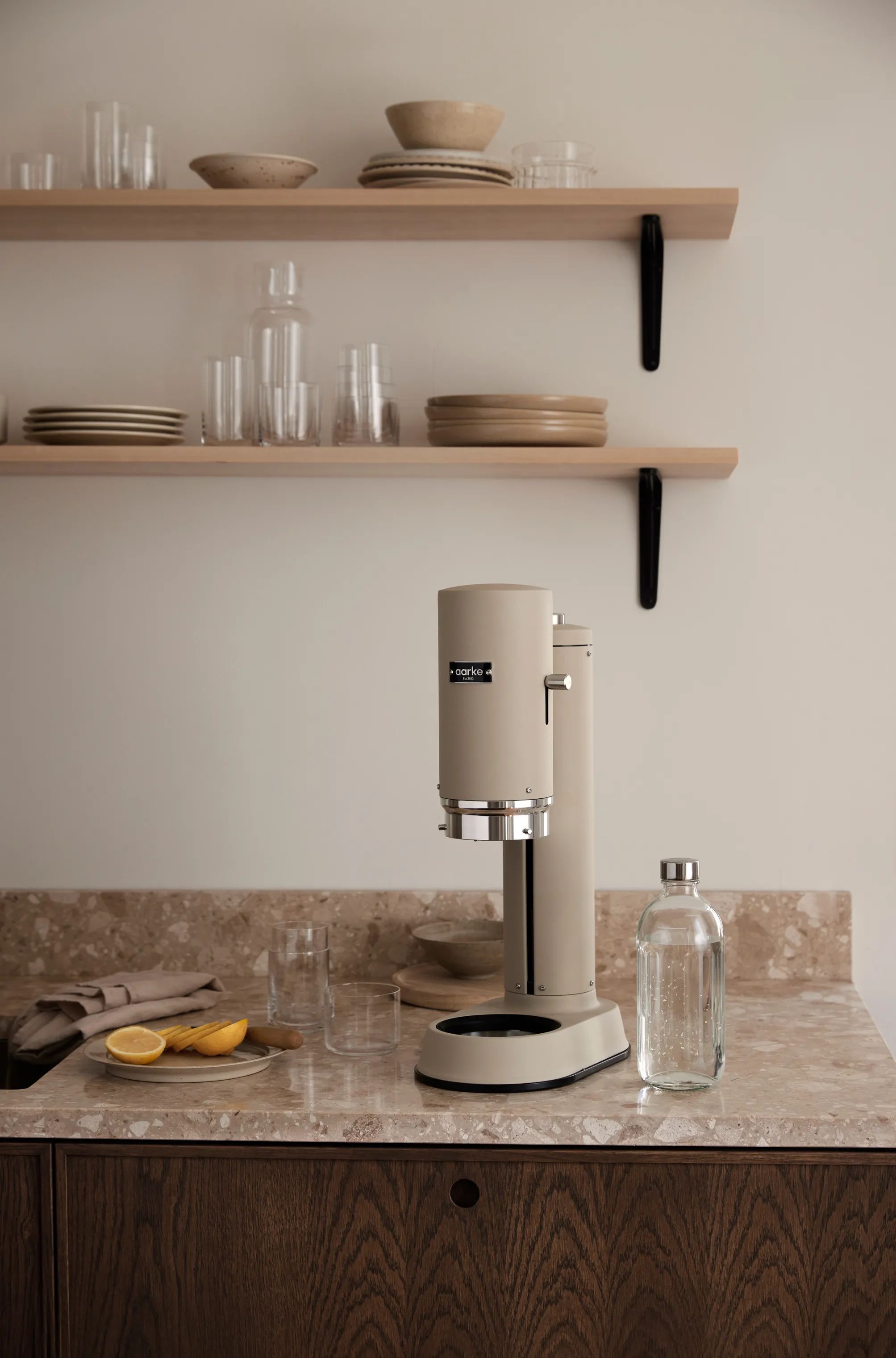 Aarke Sodavandsmaskiner Carbonator Pro Sodavandsmaskine i Sand, 3