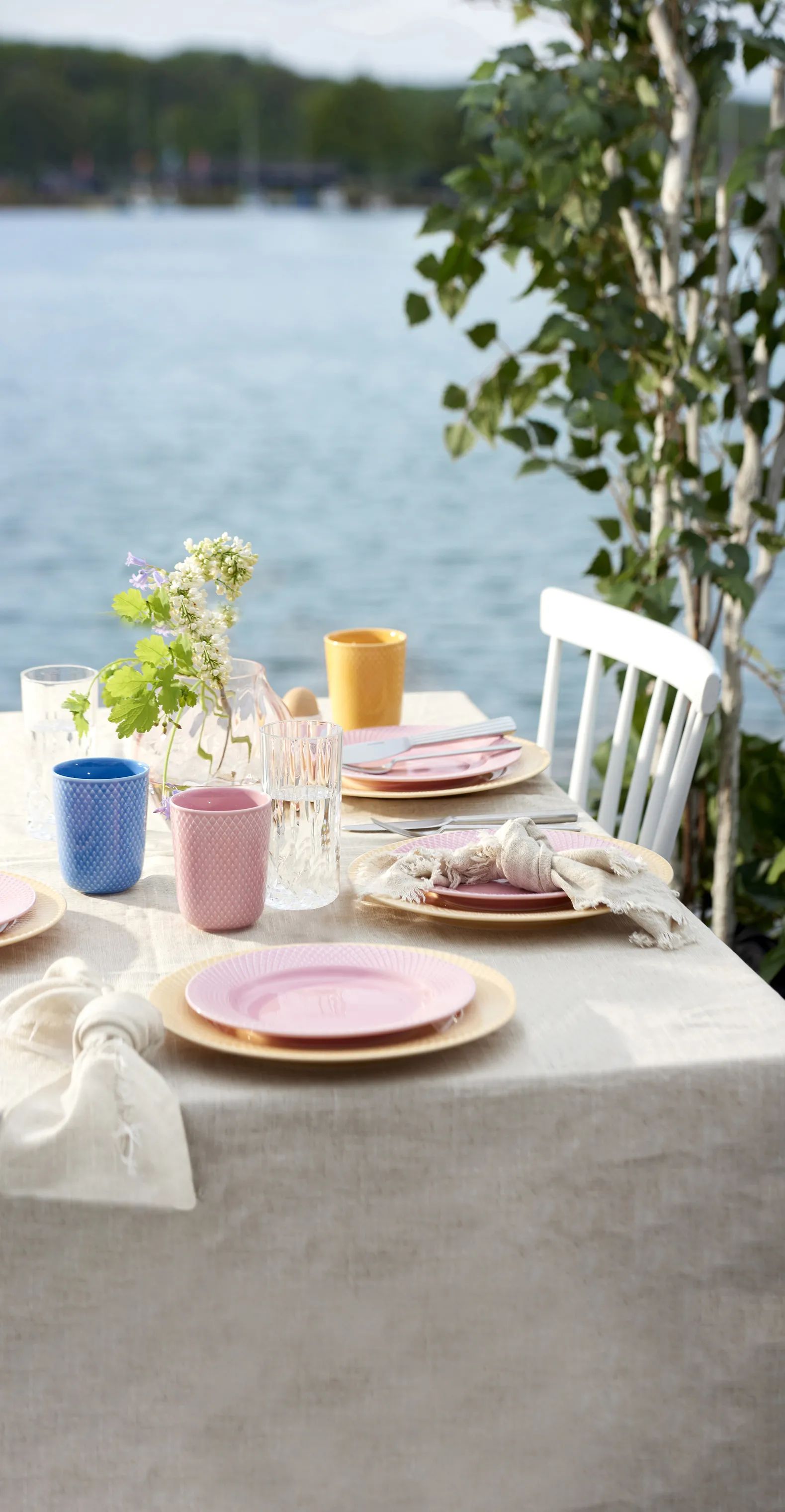 Lyngby Porcelæn Krus og kopper uden hank Rhombe Color Krus i Gul, 3
