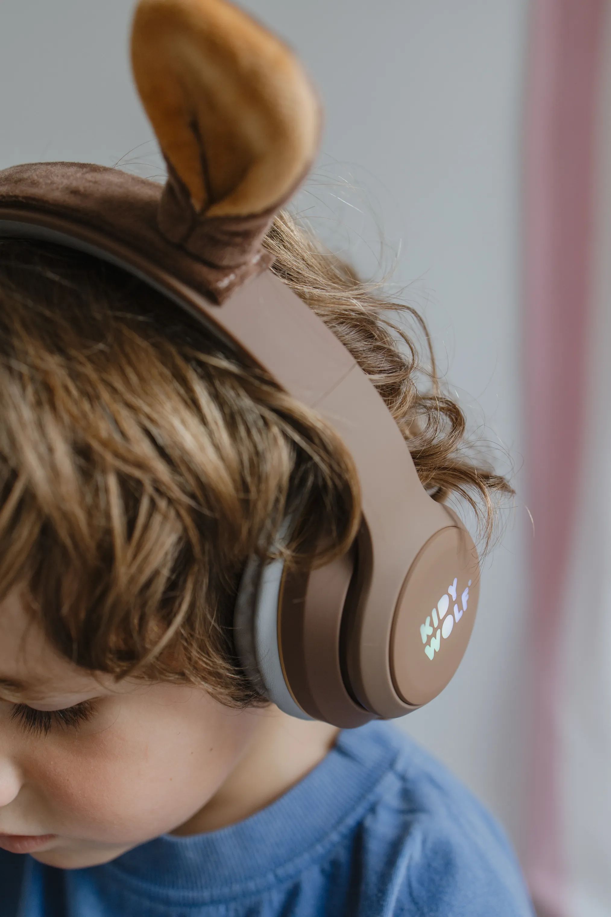 Kidywolf Til børneværelset Bluetooth Høretelefoner i Brun, 5