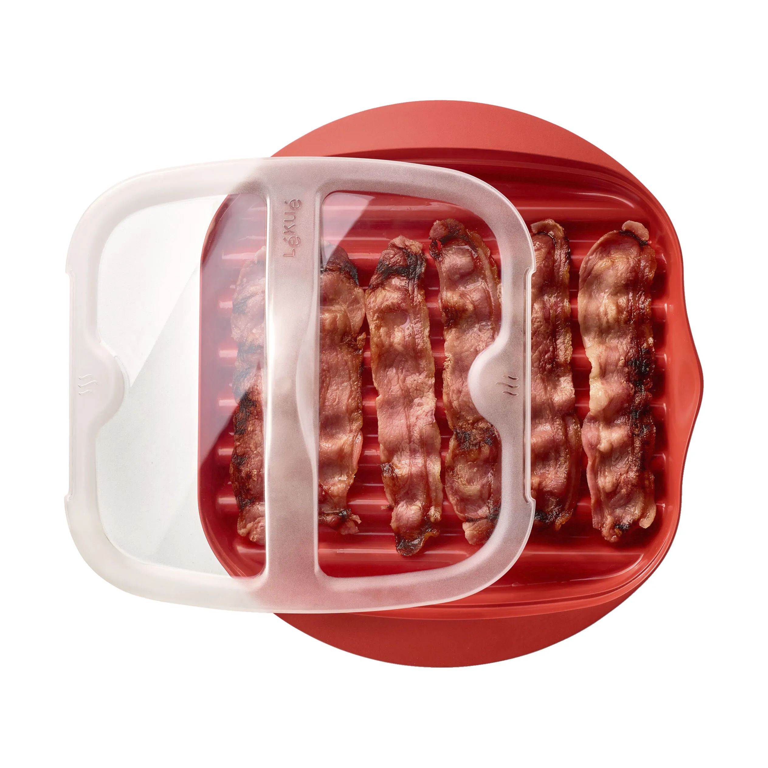 Lékué Øvrigt køkkengrej Bacon Maker i Rød, 5