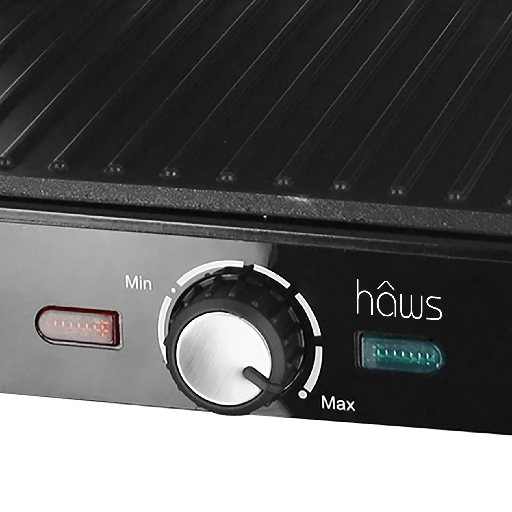 Hâws Bordgrill Paninigrill i sort/stål, 3