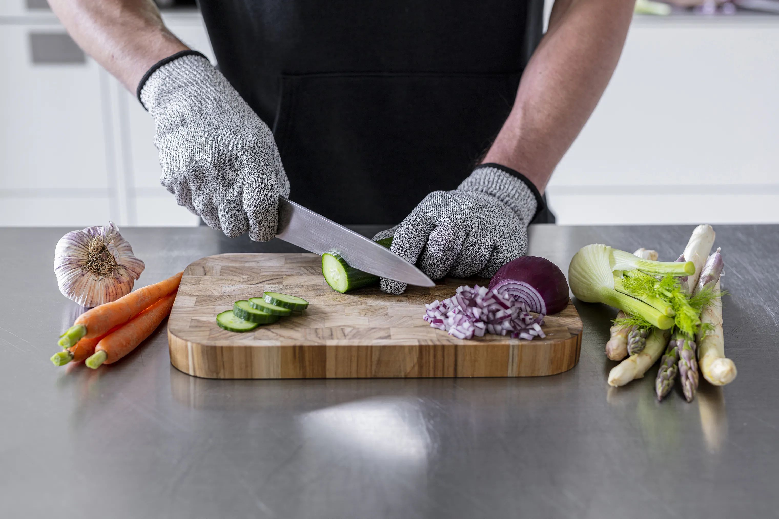 Cook & Baker Øvrige snitte- og rivejern Skærehandske - 2 stk. i Grå, 2