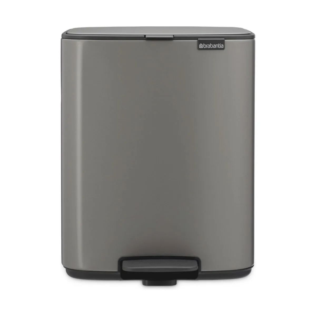 Brabantia Pedalspande Bo Pedalspand i Platinum, 12 L, 1