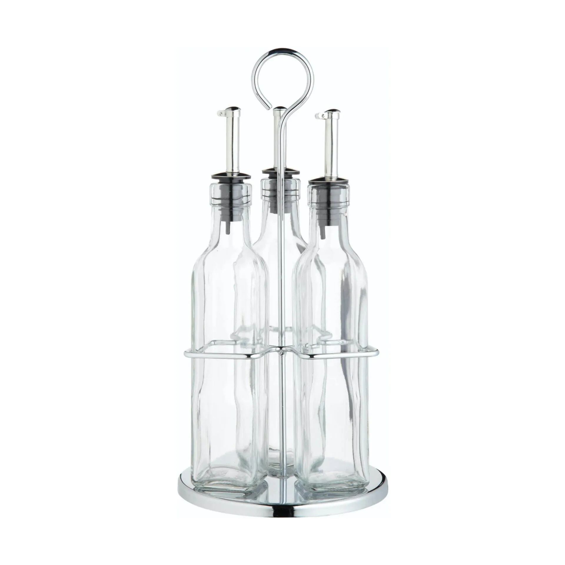 KitchenCraft Olie- og eddikeflasker World of Flavours Olie/Edikkesæt - 4 dele i Klar, 1