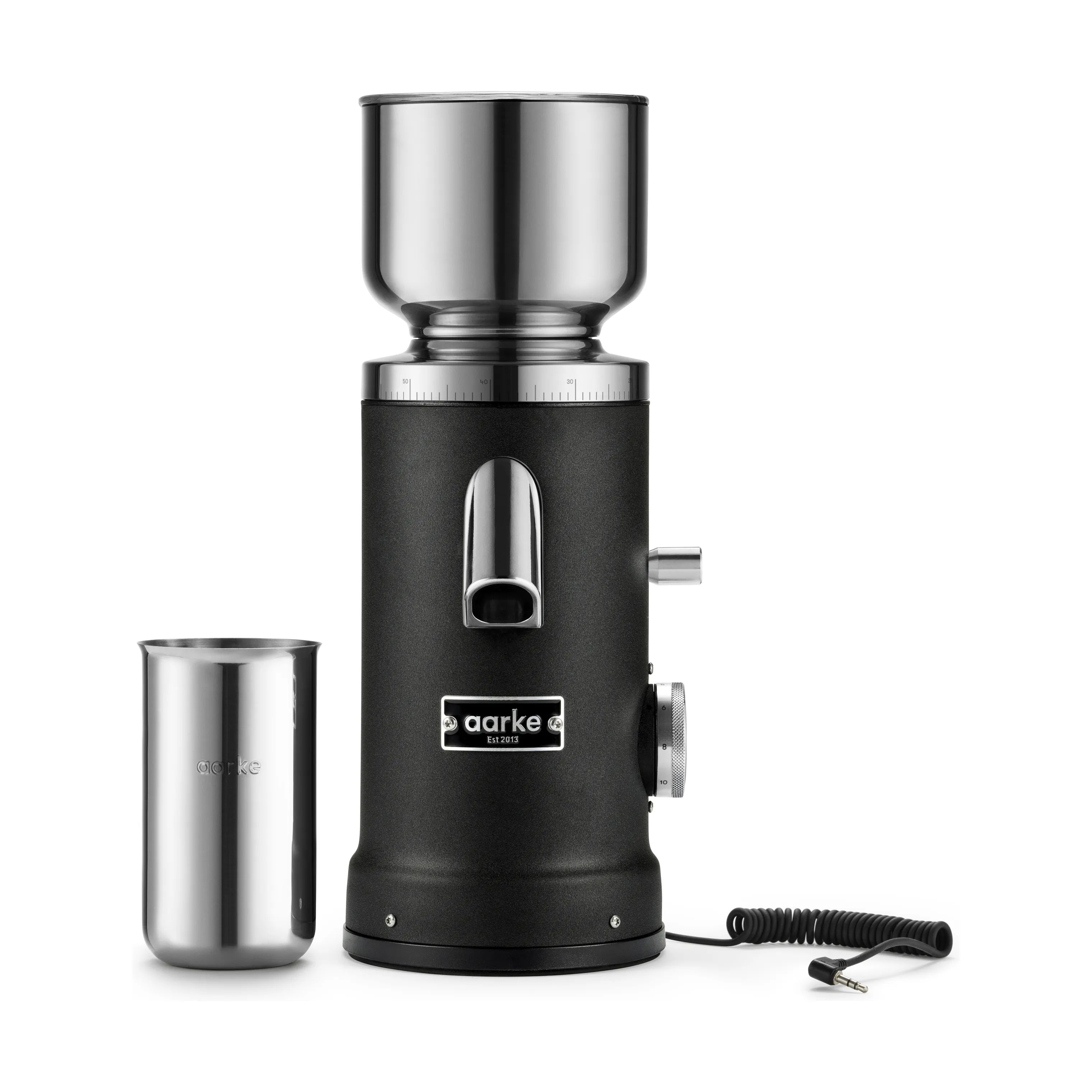 Aarke Kaffekværne Kaffekværn i Mat sort / stål, 6