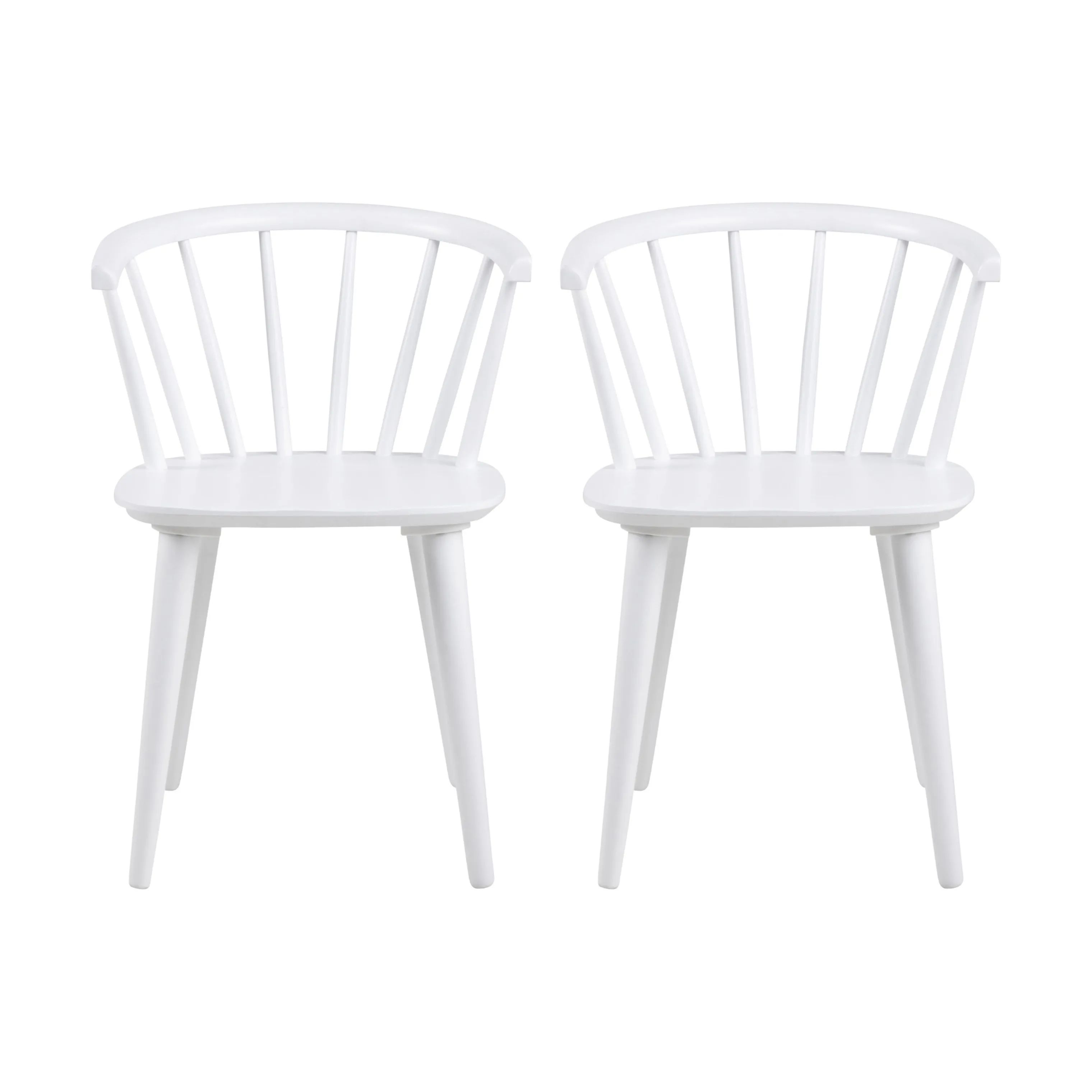 CASA Living Spisebordsstole Ida Spisebordsstol - 2 stk i Hvid, 1