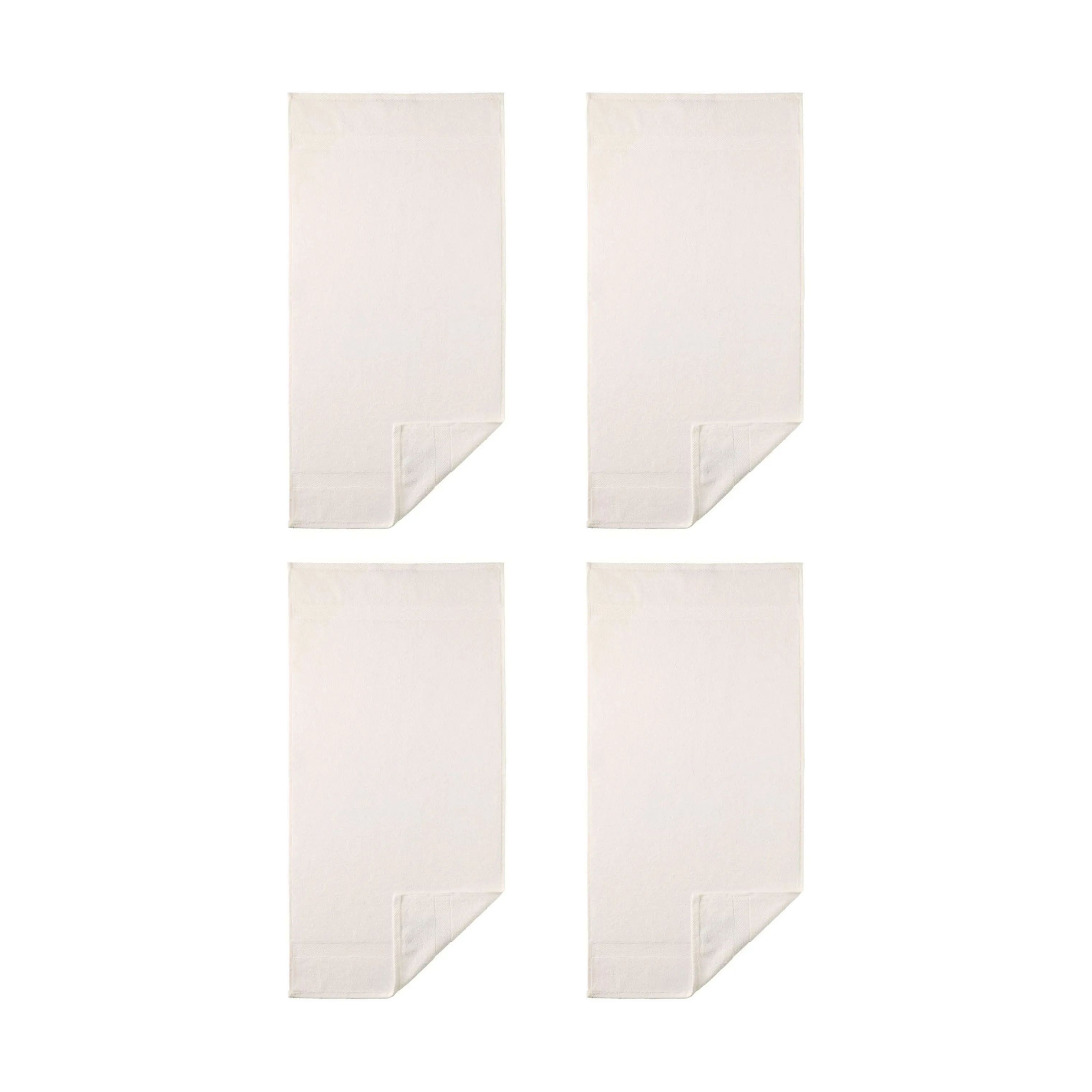 Egeria Håndklæder Diamant Håndklæde - 4 stk. i white, 1