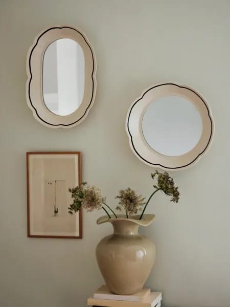Broste Copenhagen Vaser Florentina Vase i Beige, H32 x Ø24 cm, 3