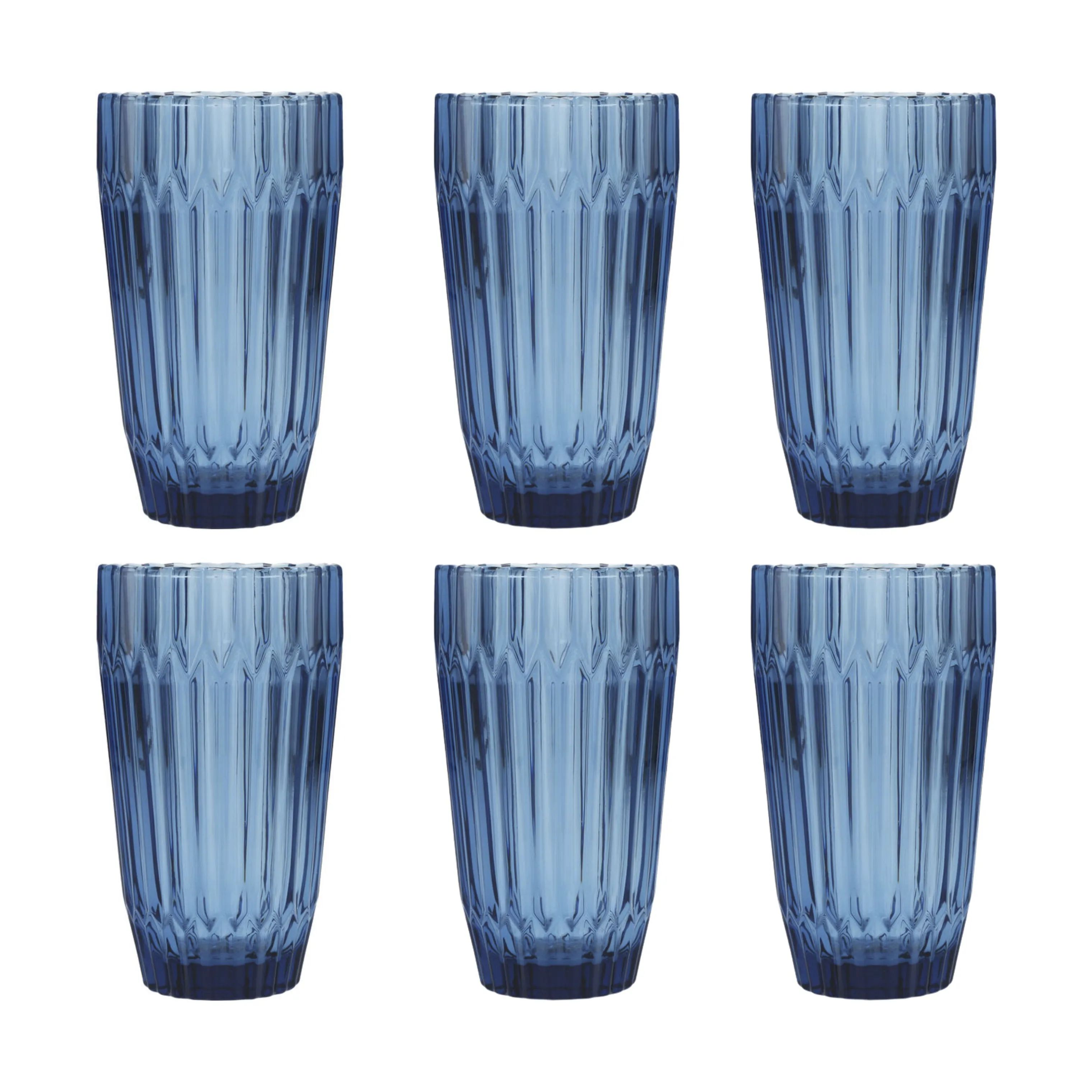 Fortessa Highball glas Archie Longdrink Glas - 6 stk. i Blå, 1