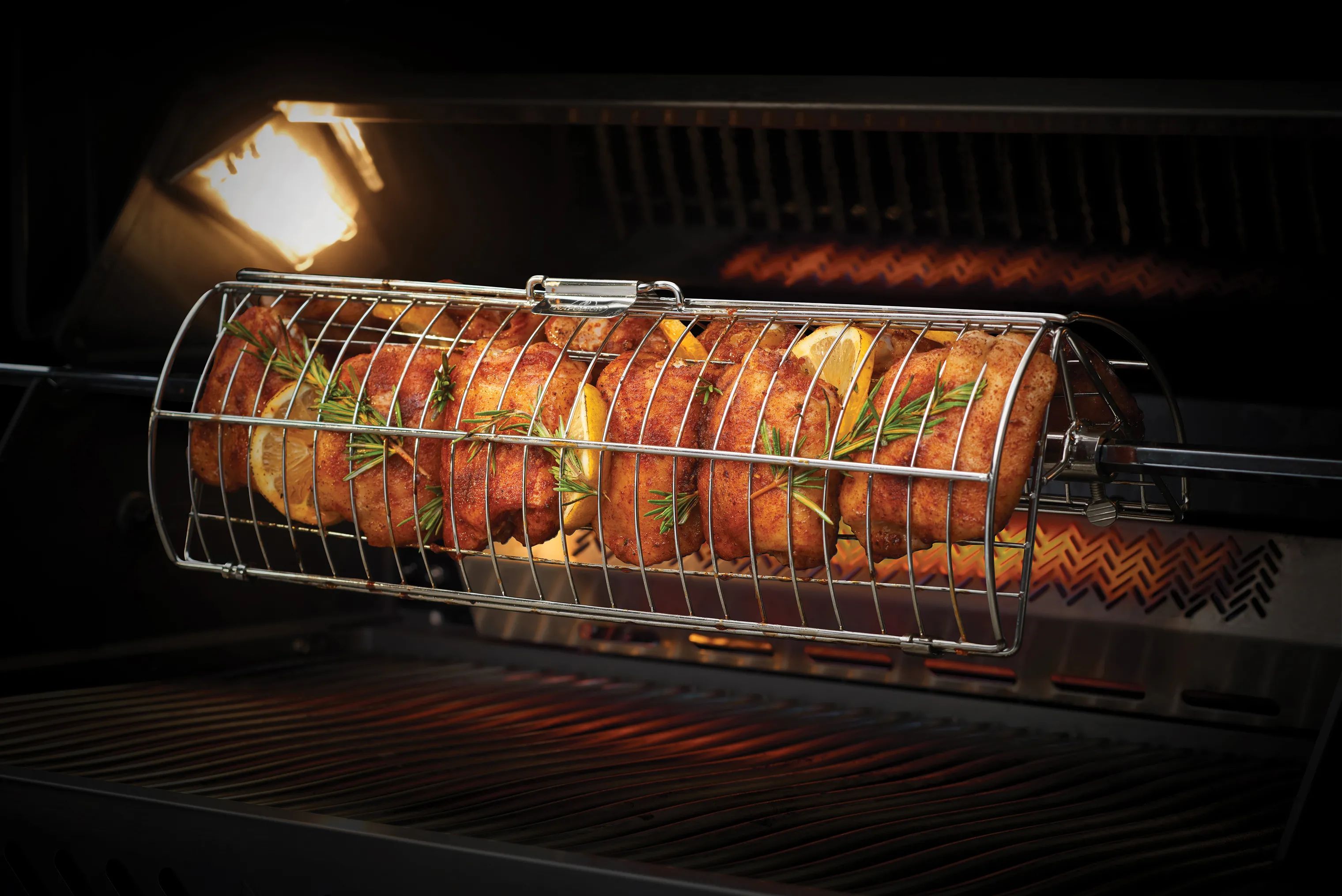 Napoleon Øvrigt grilltilbehør Rotisseri Rack i Sølvfarvet, 2