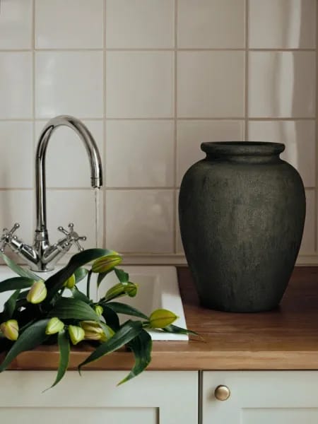 Broste Copenhagen Vaser Uma Vase i Mørk Brun, H40 x Ø29 cm, 2