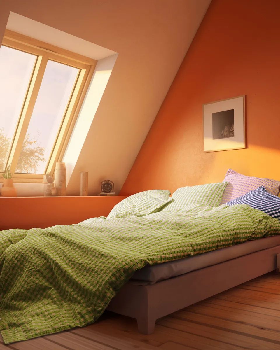 Juna Sengetøj Bæk&Bølge Sengetøj i Grøn/soft pink, B200 x L220 cm, 2
