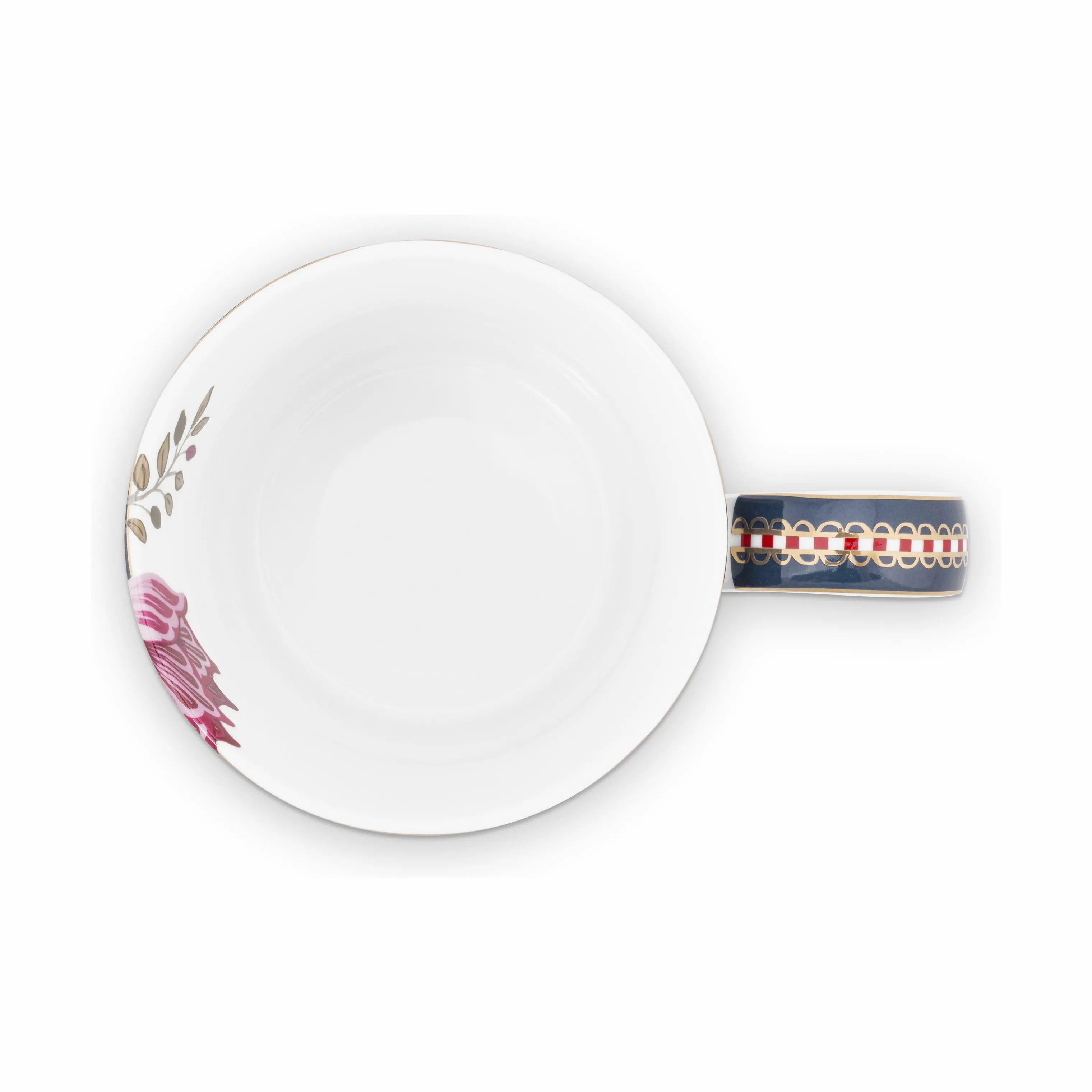 PIP Studio Krus og kopper med hank Early Bird Floral Fantasy Alfabet Krus - V i V, 4