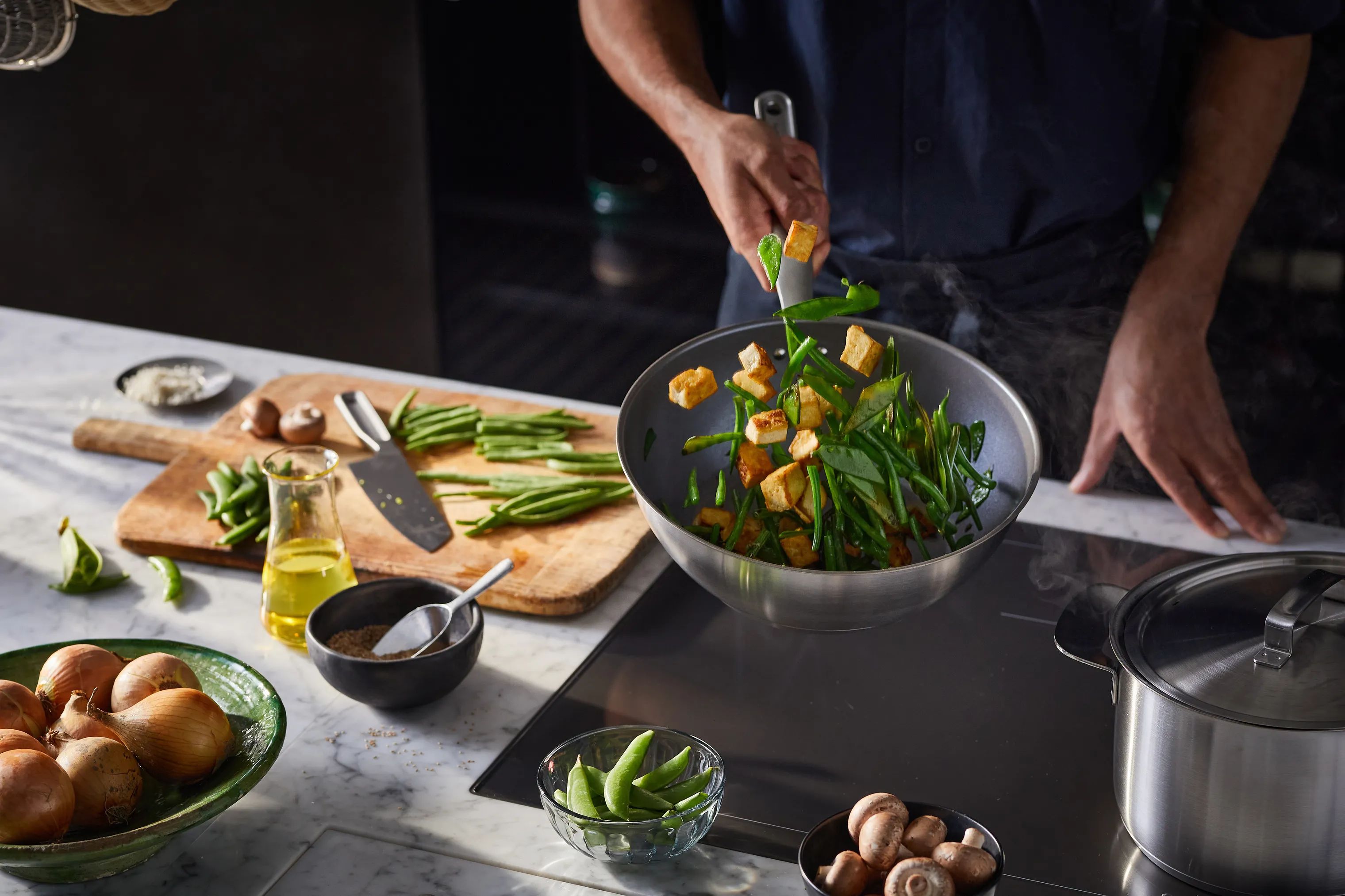 Fiskars Wokpander All Steel Wok i Sølvfarvet, 2