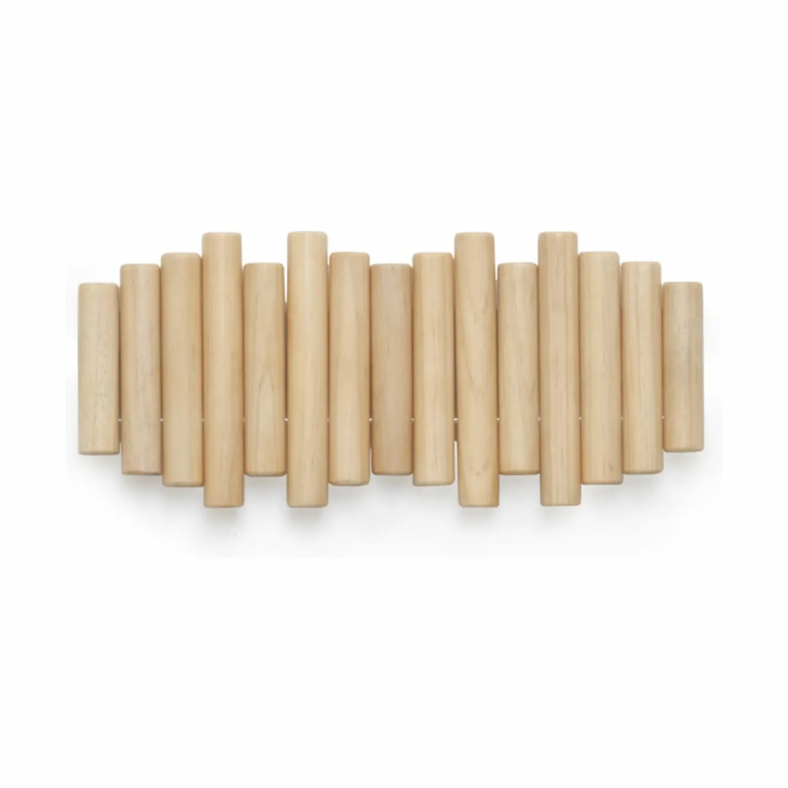 Umbra Knager Picket Rail Picket Knagerække i Natur, 3