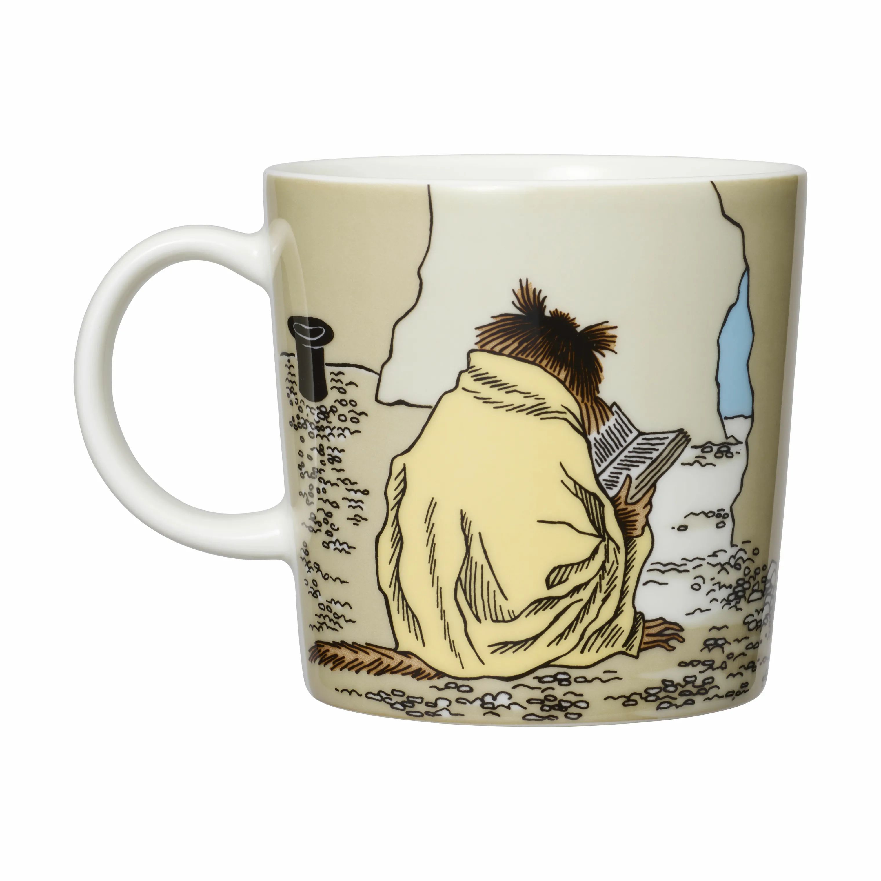 Moomin Arabia Krus og kopper med hank Ferieklar Krus - Bisamrotte i Bisamrotte Beige , 30 cl, 1