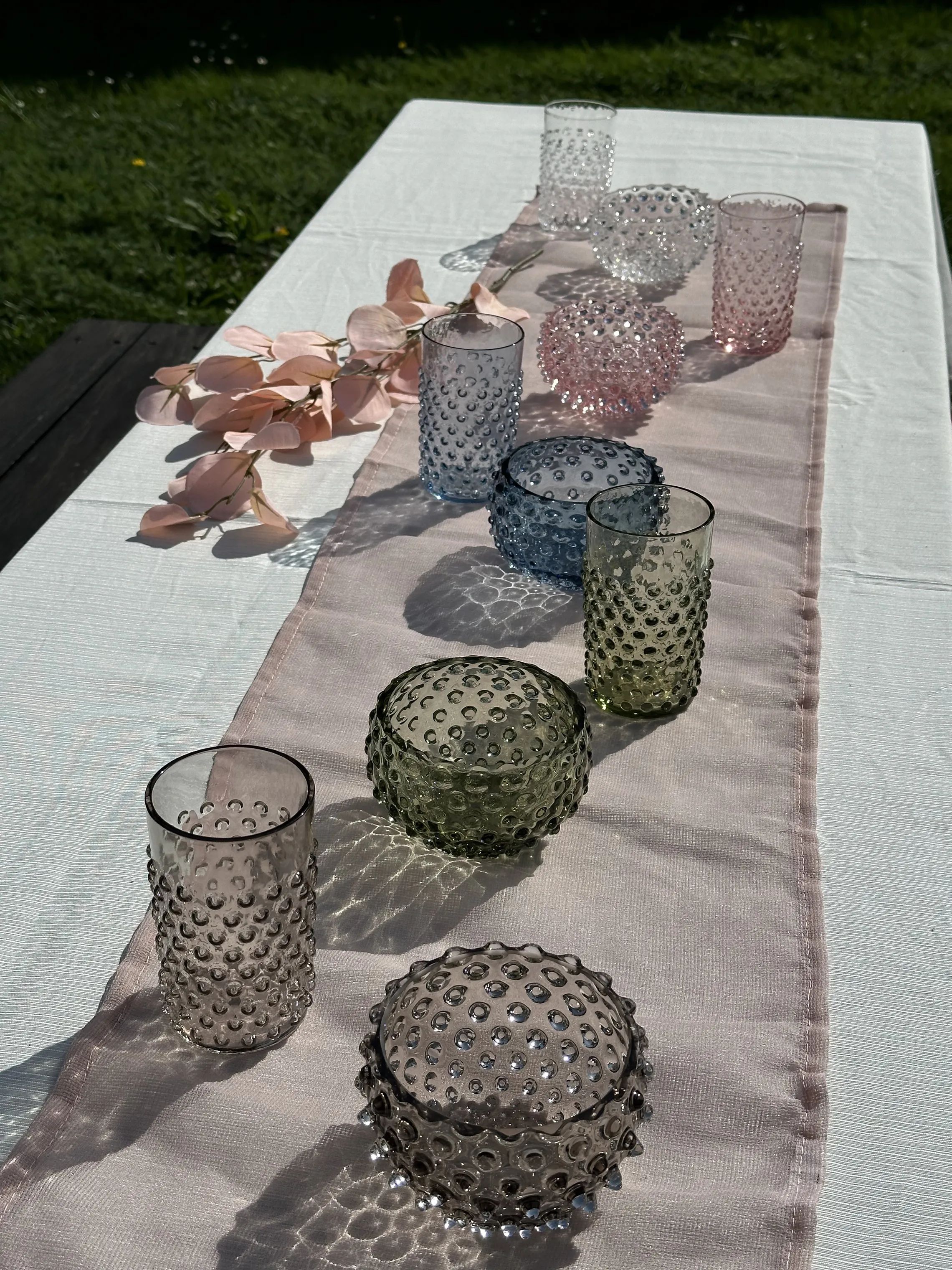 Anna von Lipa Vandglas Hobnail Vandglas i Cashmere, 2