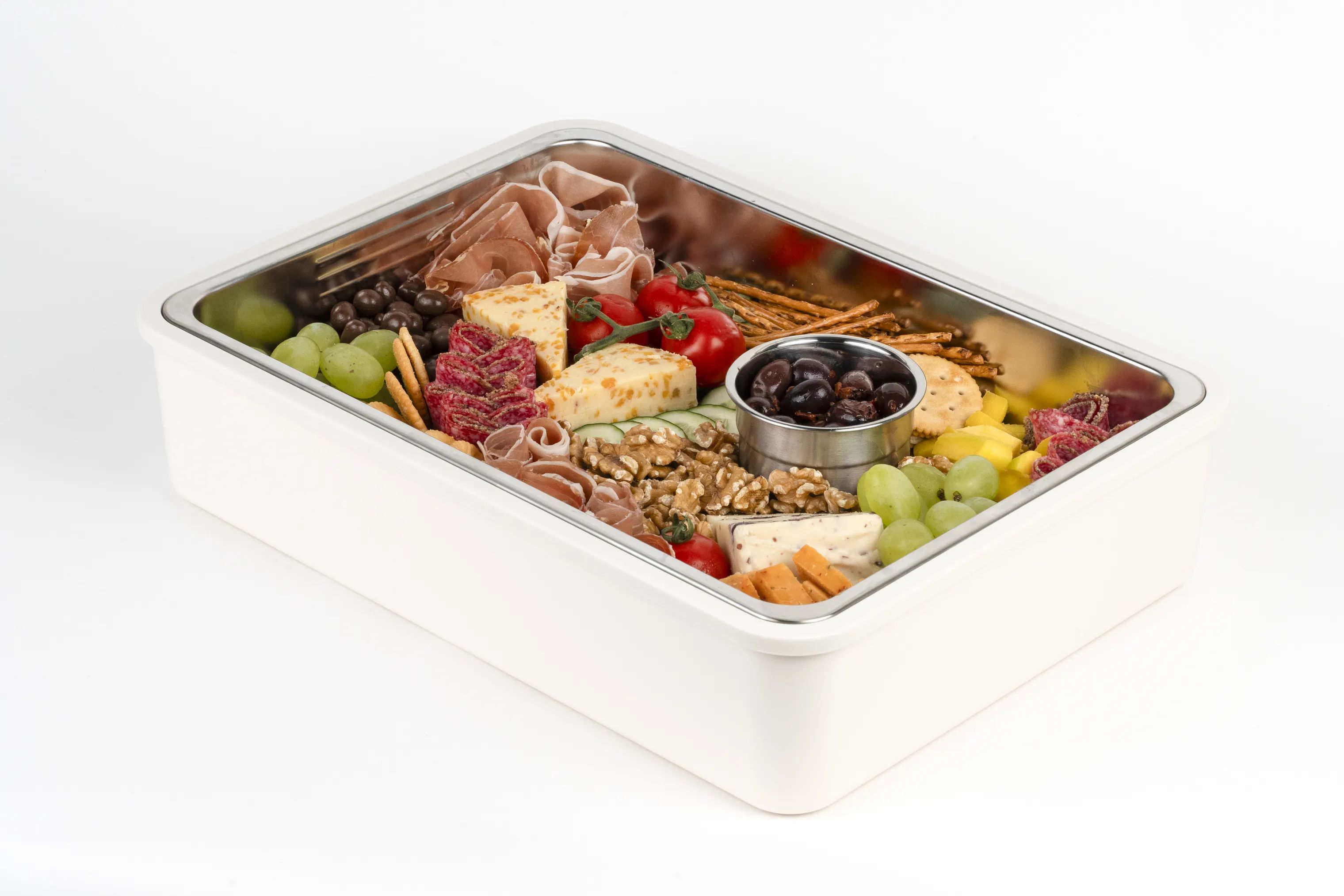 Platterbox Opbevaringsbokse Snack Box i Creme, 9