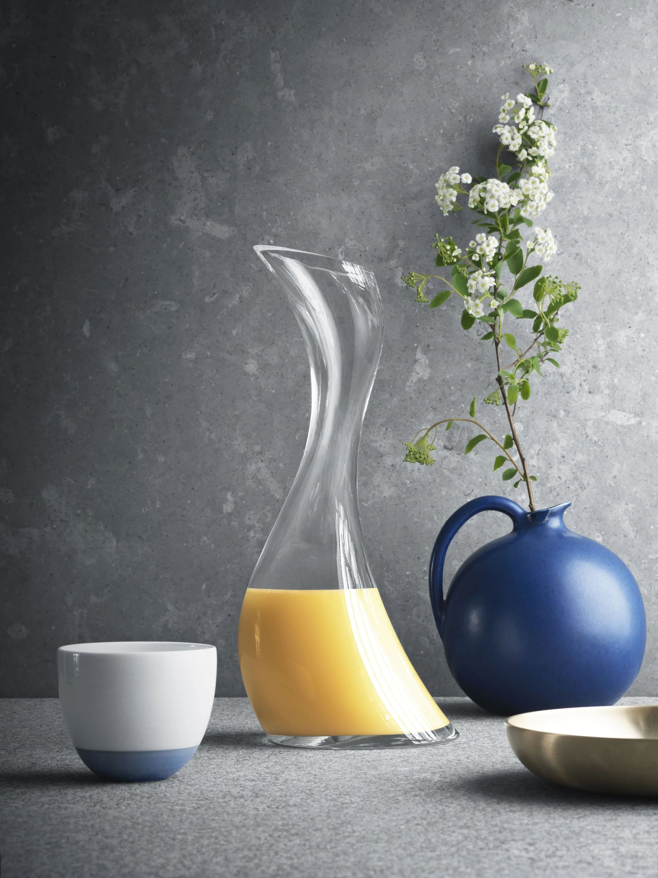 Georg Jensen Vandkarafler Cobra Karaffel i Klar, 2