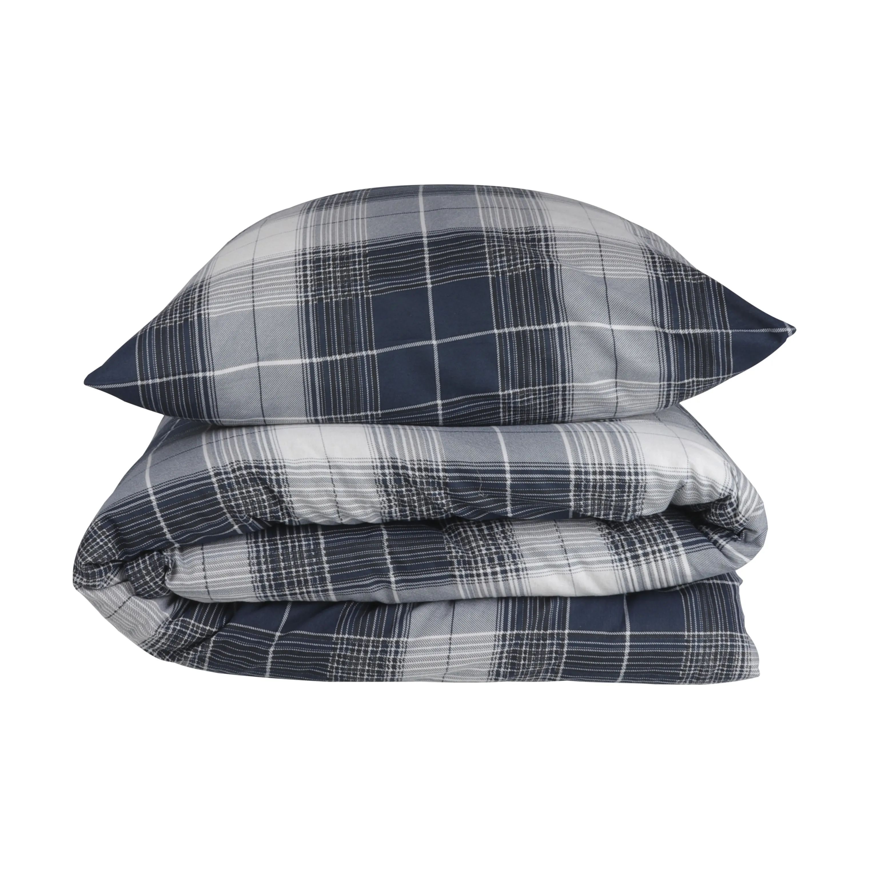 SKAGEN living Sengetøj Flonel Sengetøj i Blå, B140 x L220 cm, 4