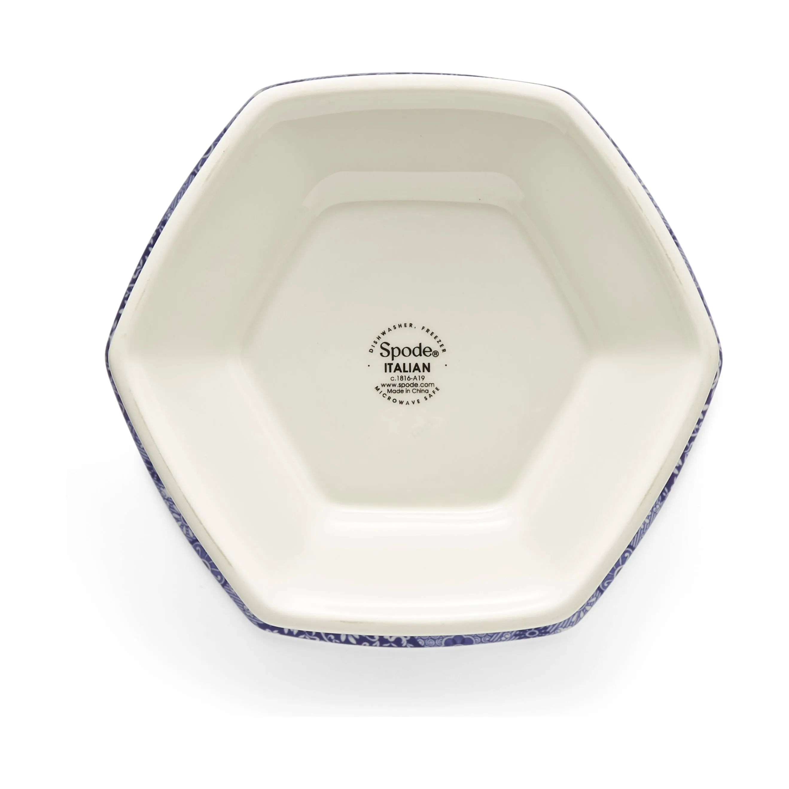 Spode Vaser Blue Italian Vase i blå/hvid, 5
