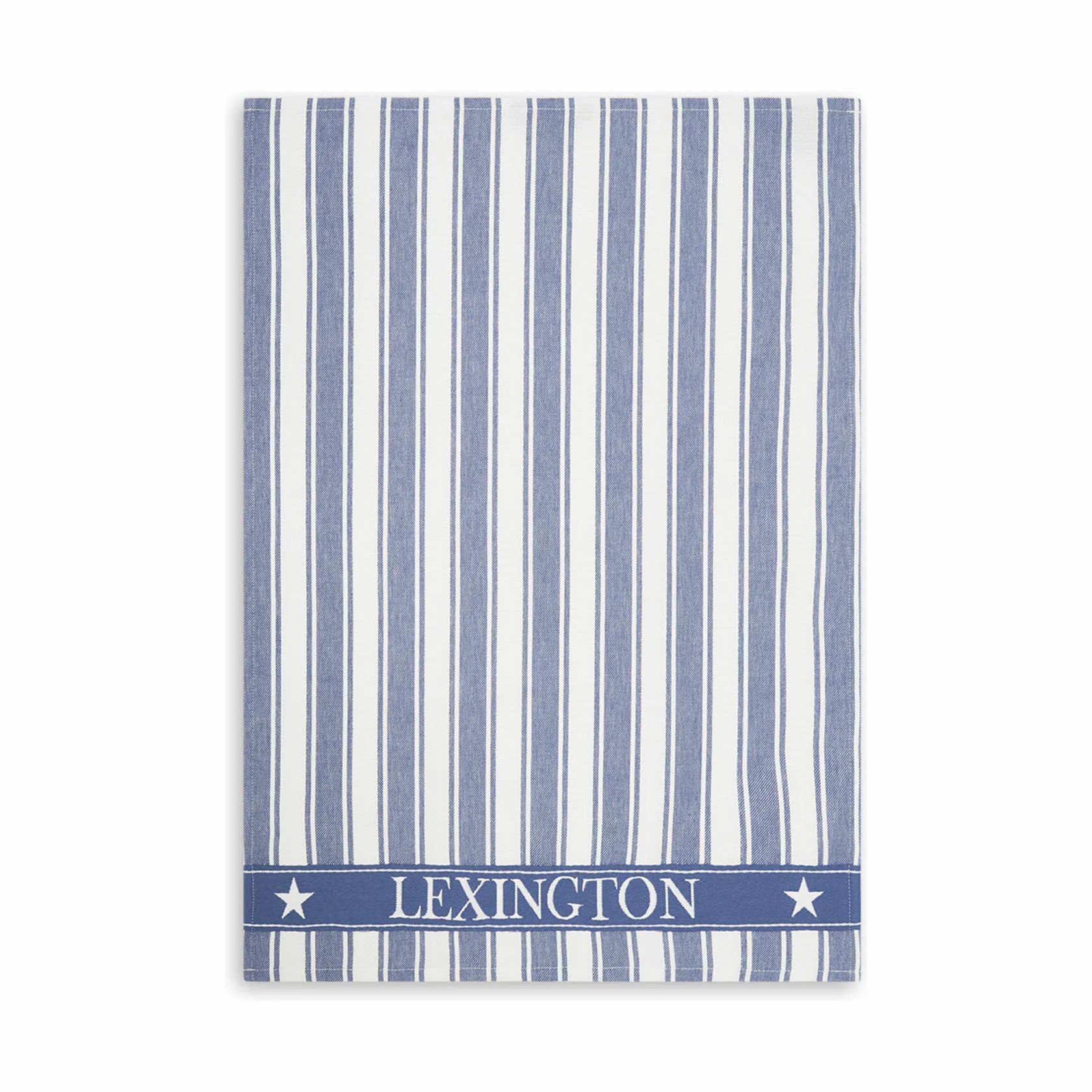Lexington Viskestykker Icons Cotton Twill Waffle Viskestykke i Blue/White, B50 x L70 cm, 1