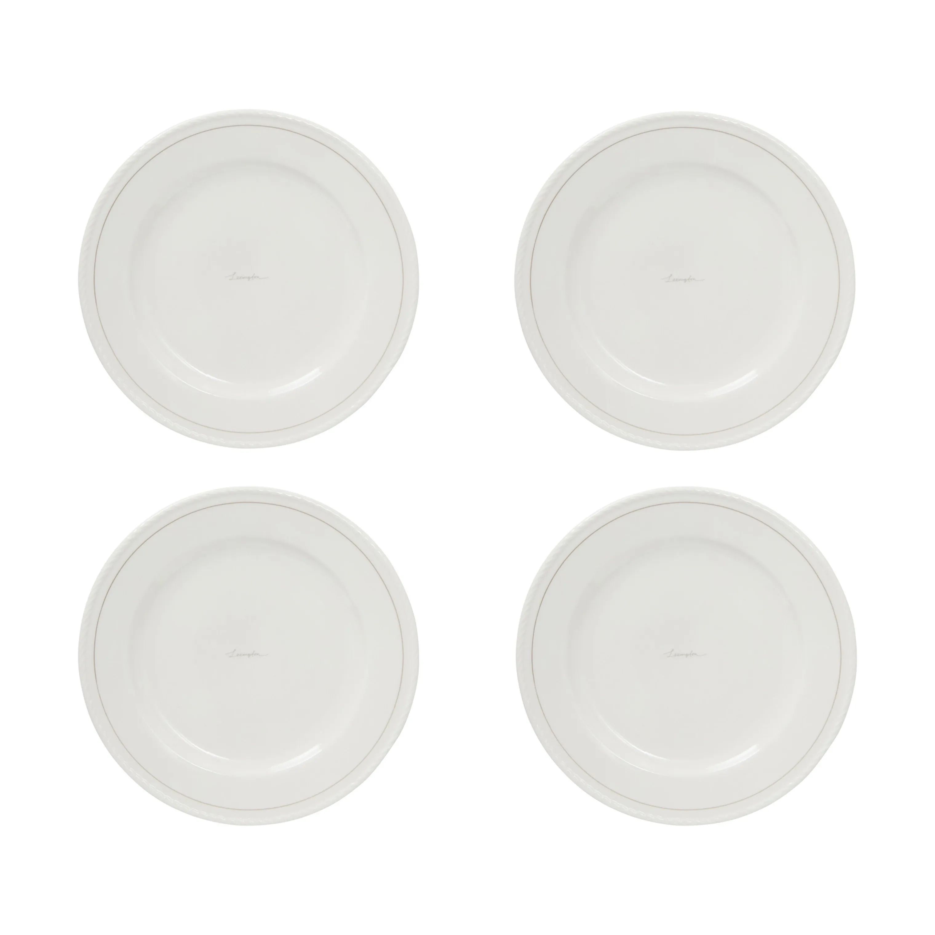 Lexington Middagstallerkener Middagstallerken - 4 stk. i White/Beige, 1