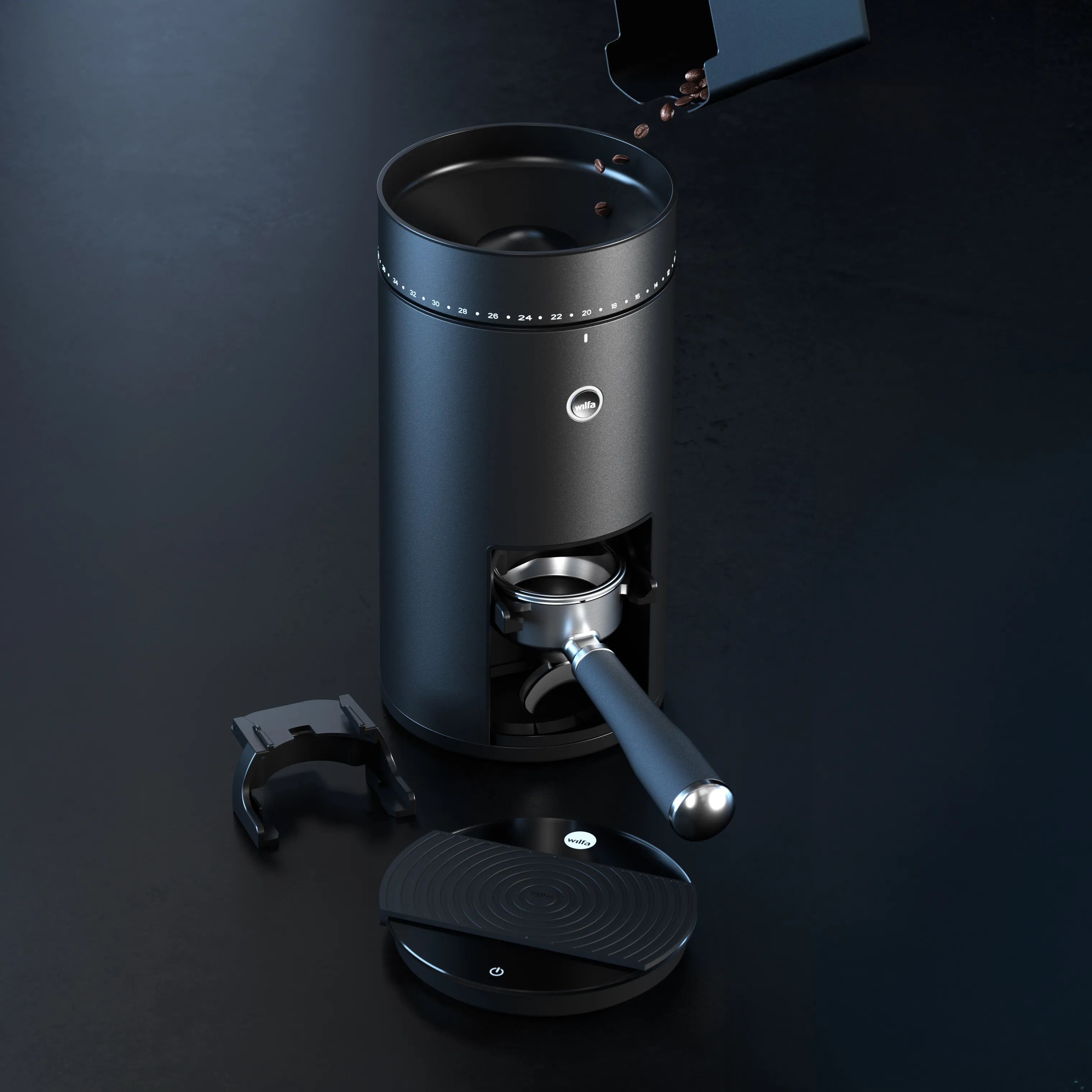 Wilfa Kaffekværne Evo Uniform Kaffekværn CG4B-S150 i Sort, 3