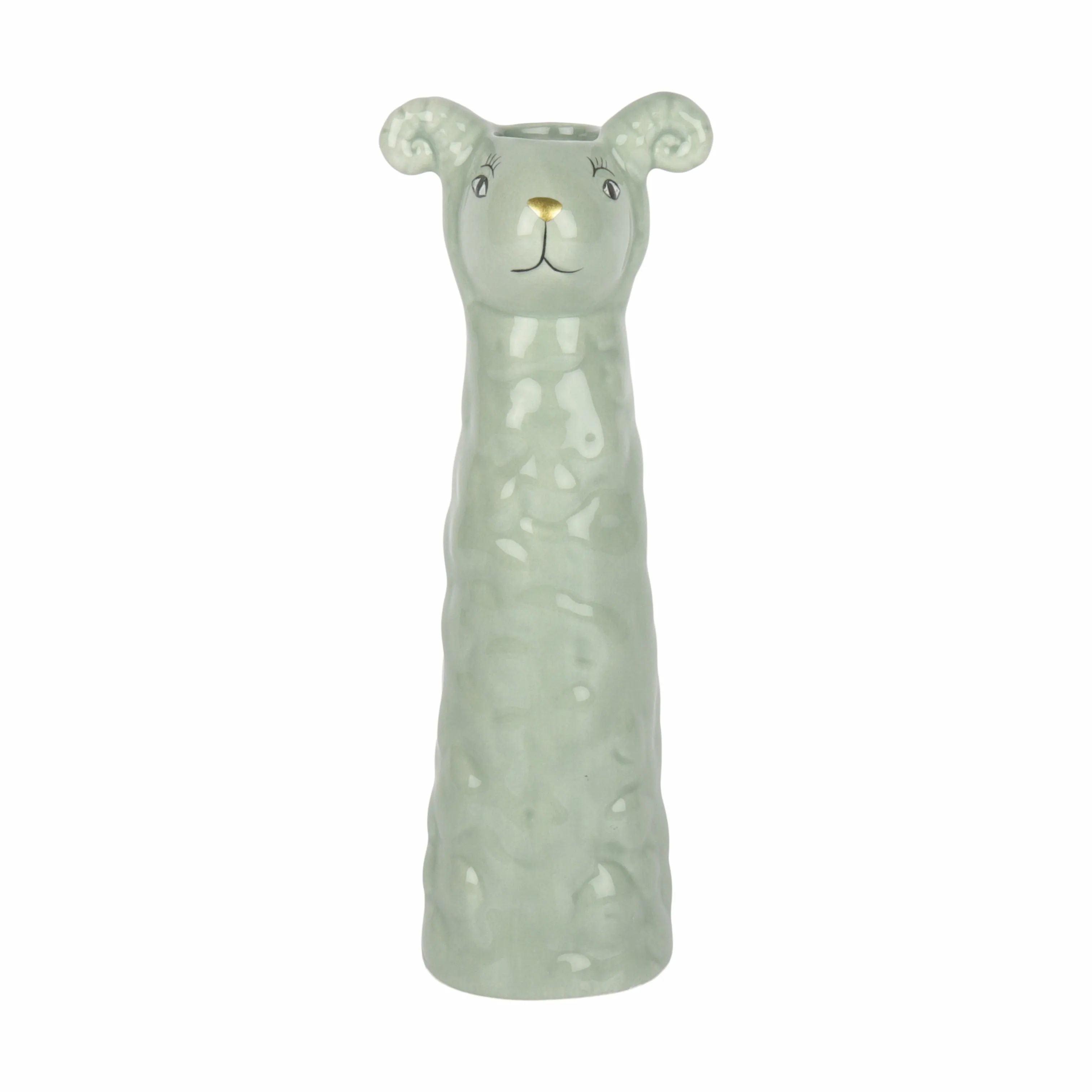 Speedtsberg Vaser Vase - Får i Grøn, 18 cm, 1