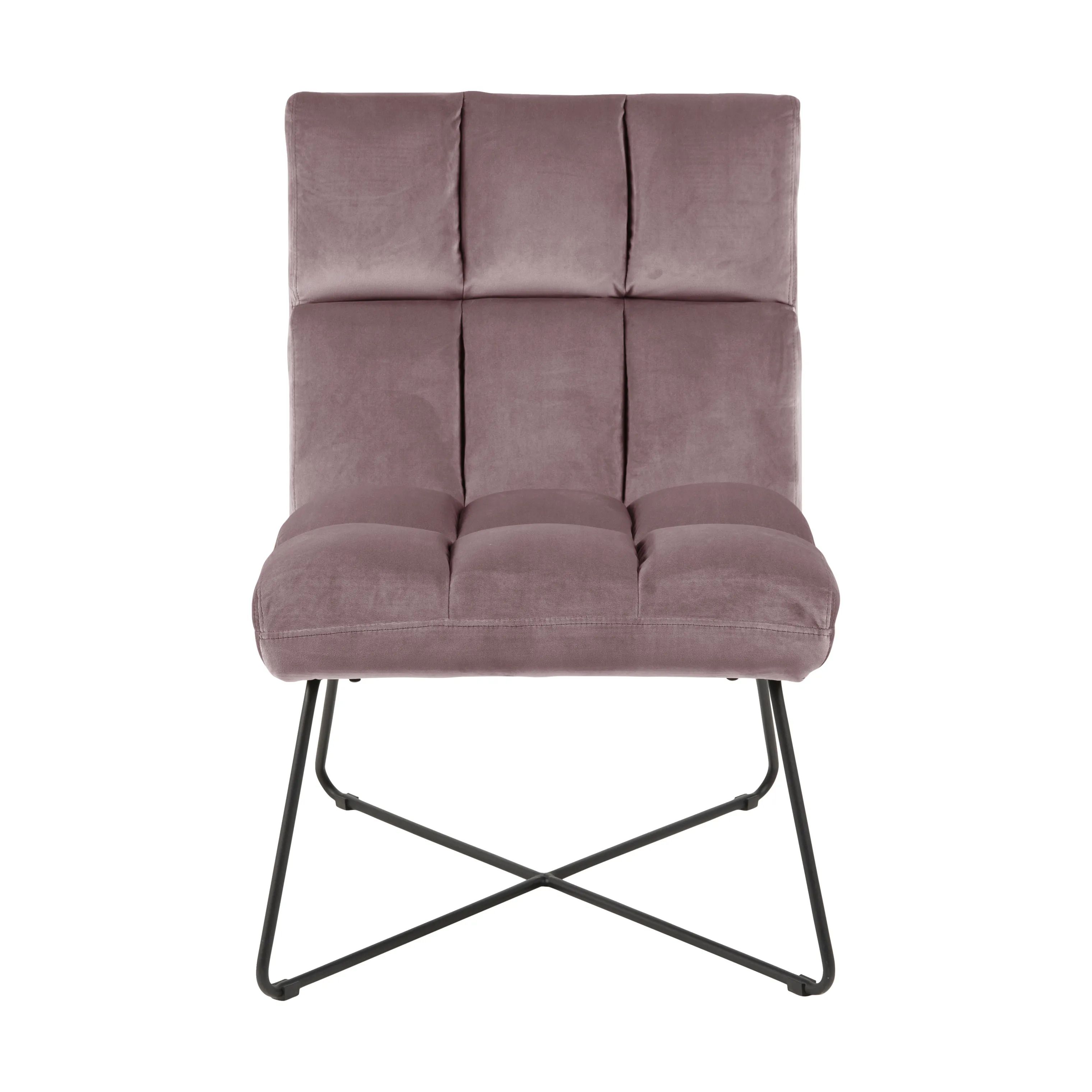 CASA Living Lænestole Alba Loungestol i Dusty rose, 1