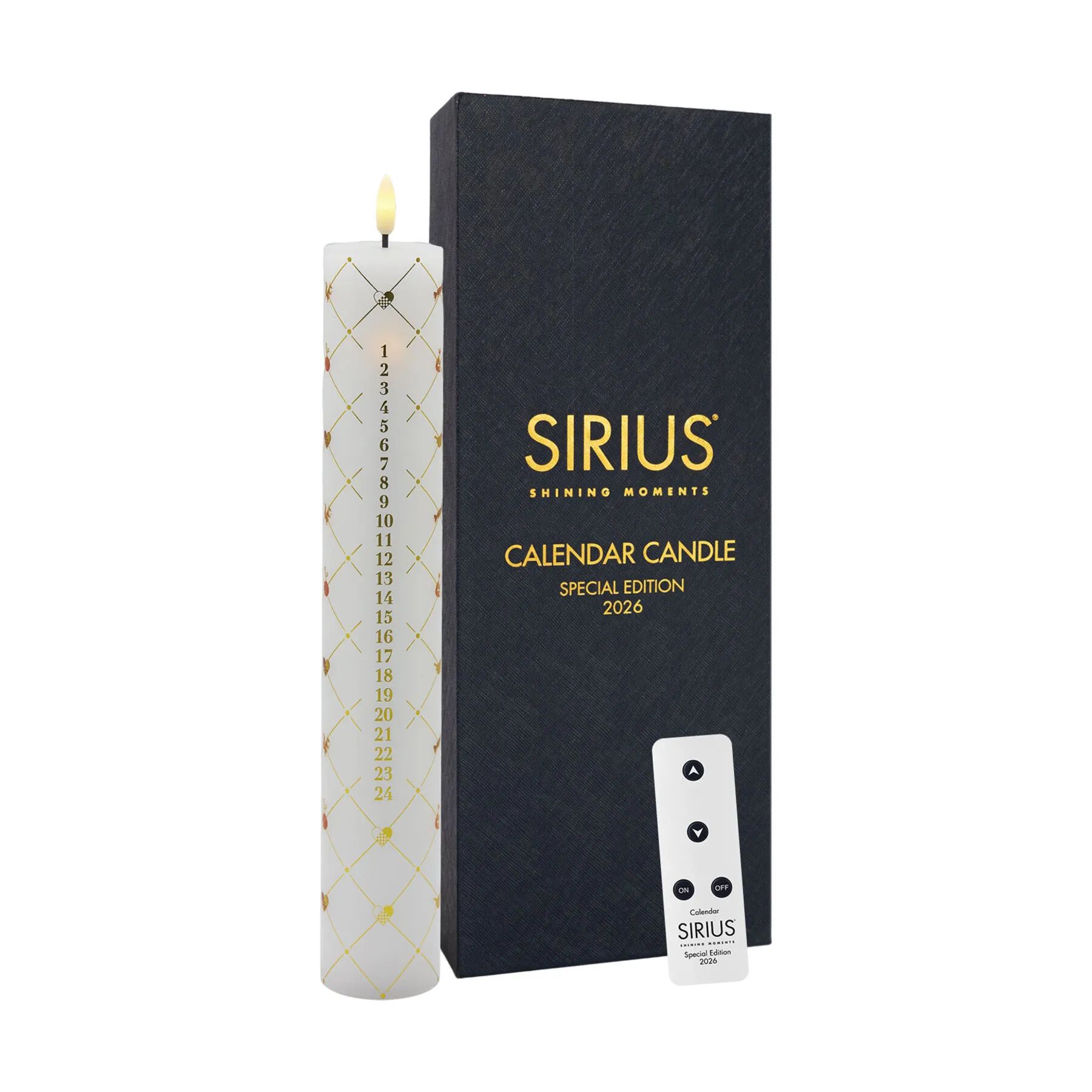 Sirius LED-lys Elvira Kalenderlys i Hvid, 3