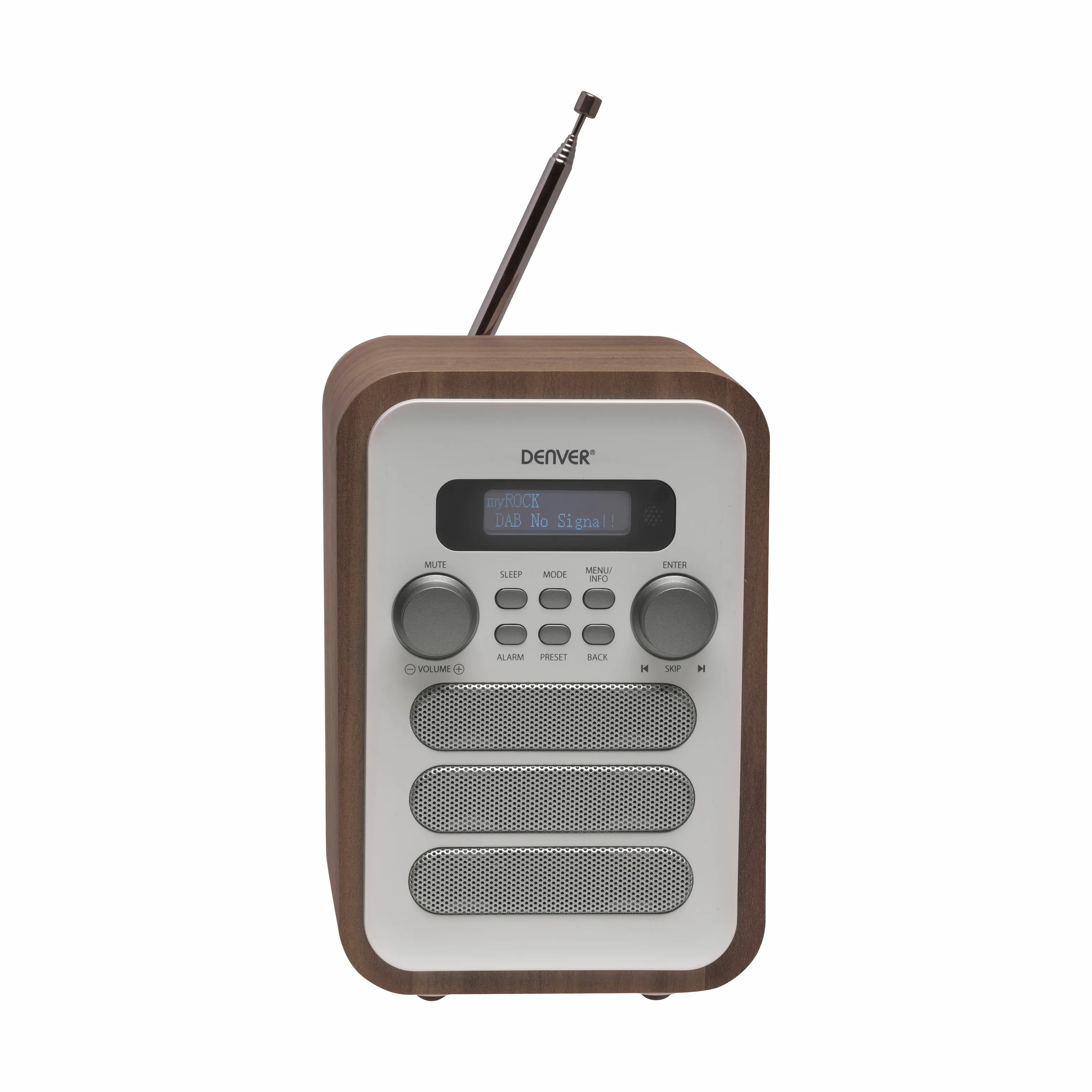 Denver Højtalere DAB+ Radio i Hvid, 3