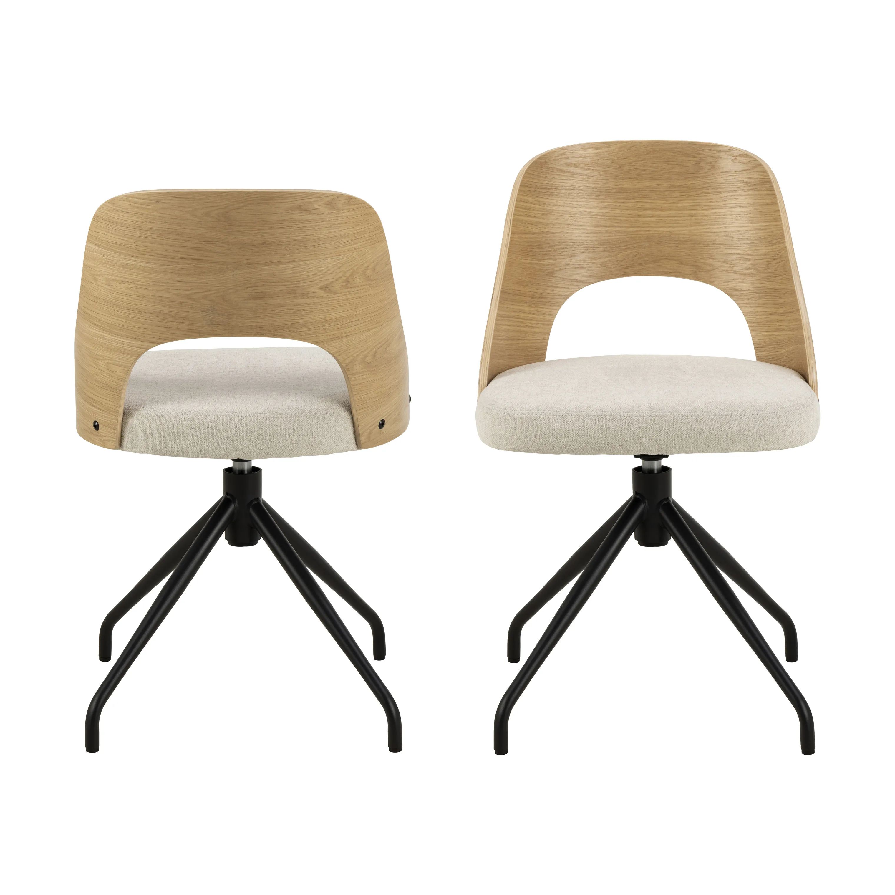CASA Living Spisebordsstole Lucy Spisebordsstol i Beige, 3
