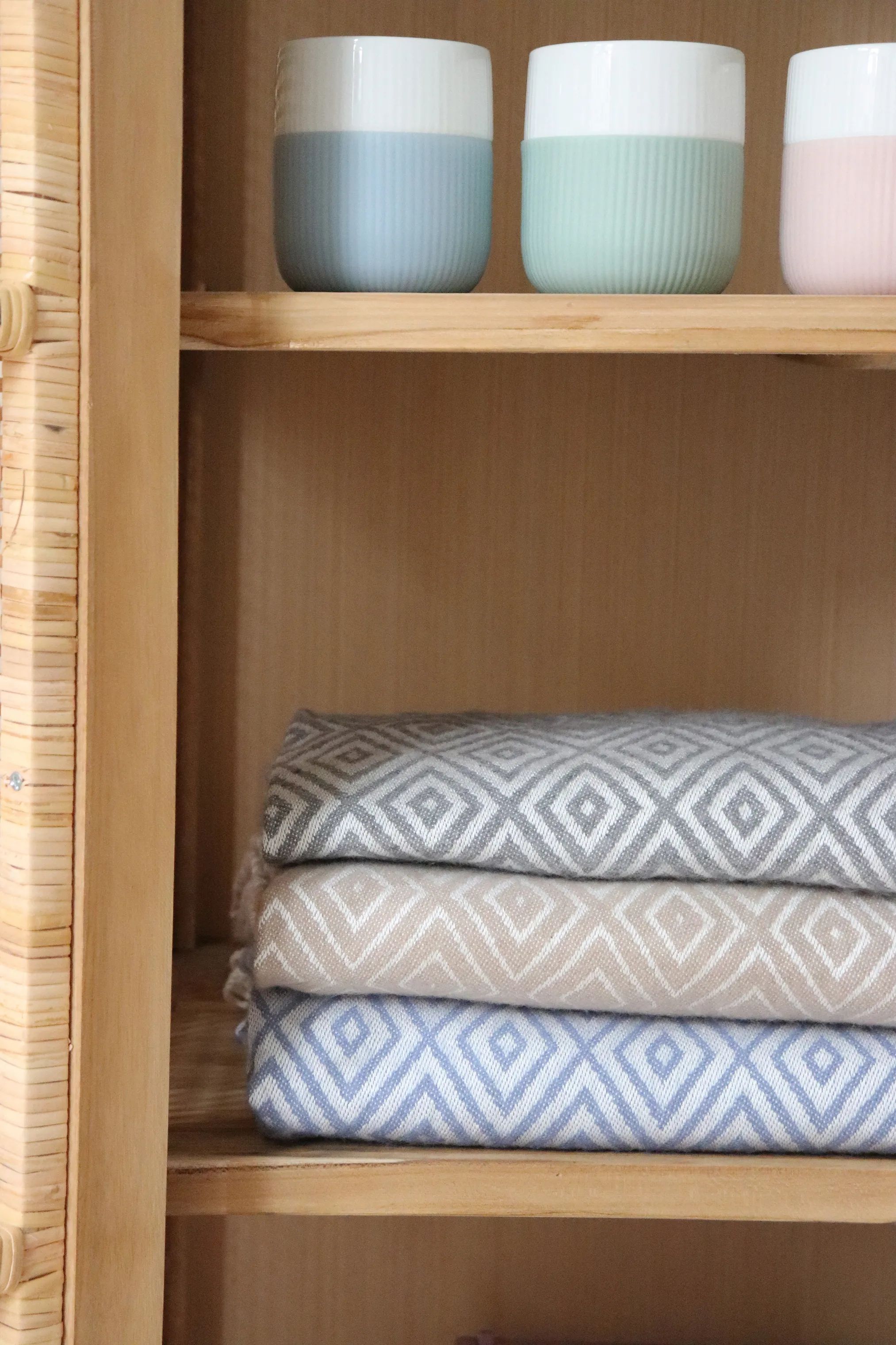CASA Living Plaider Plaid i Blå, 2