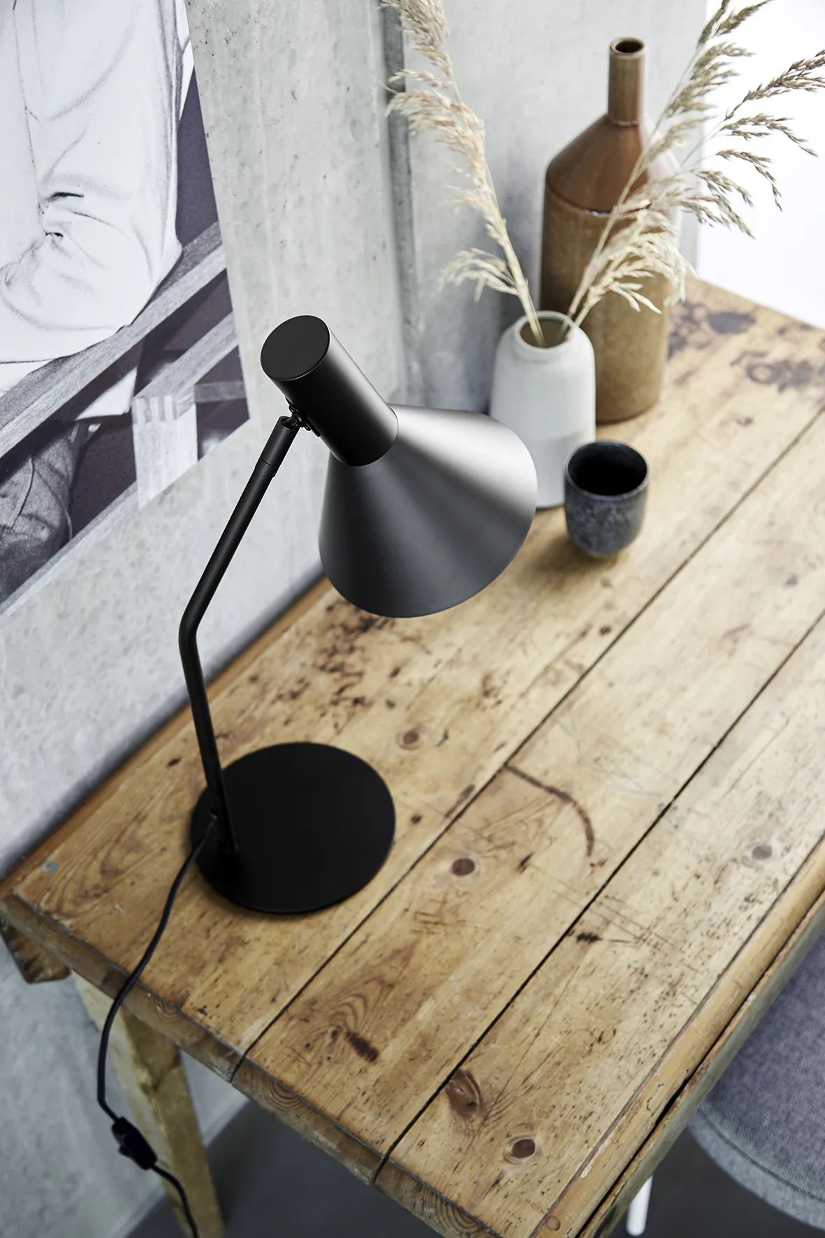 FRANDSEN Bordlamper Lyss Bordlampe i Sort, 4