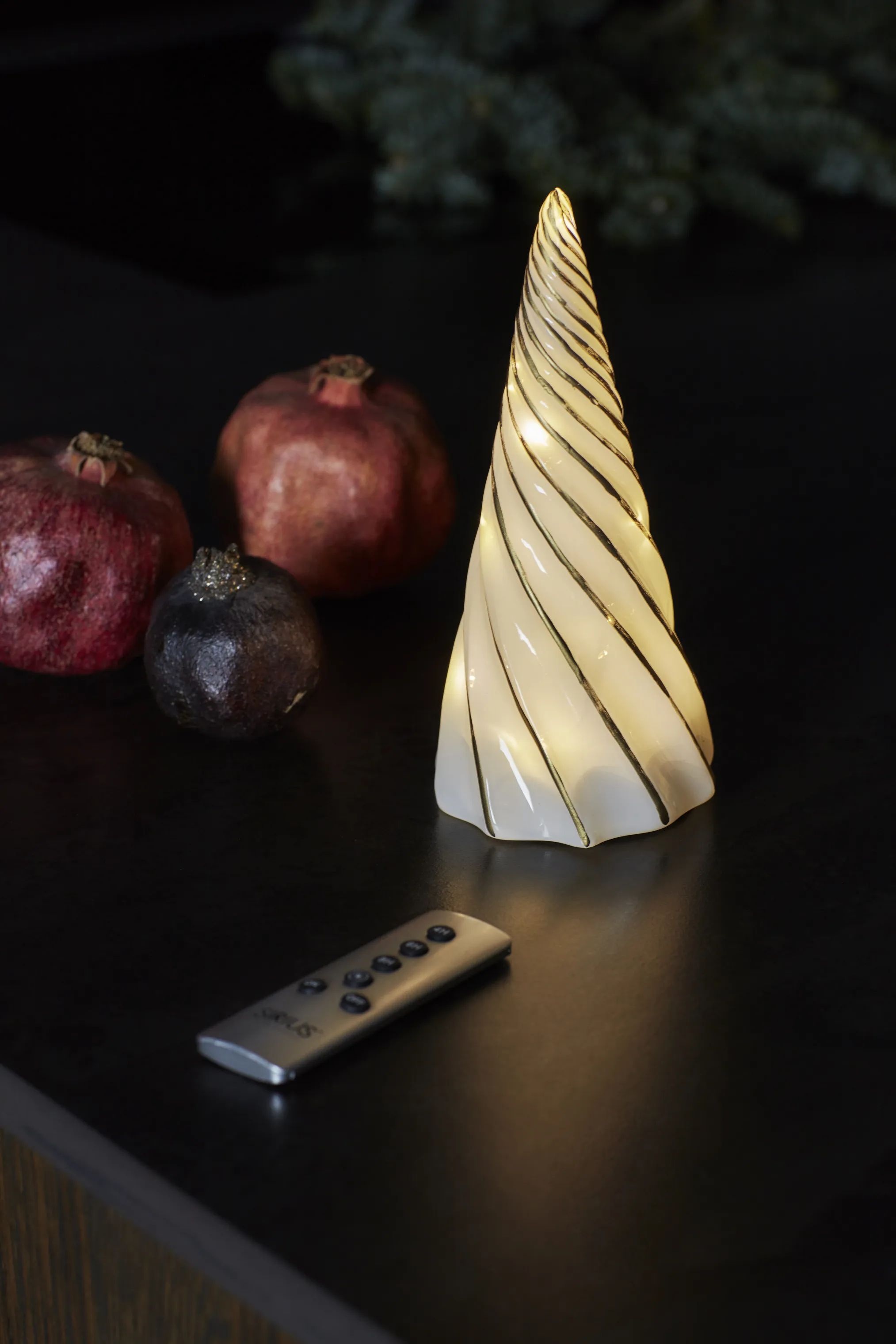 Sirius LED-lys Vilma LED Juletræ i Grøn, 19 cm, 2