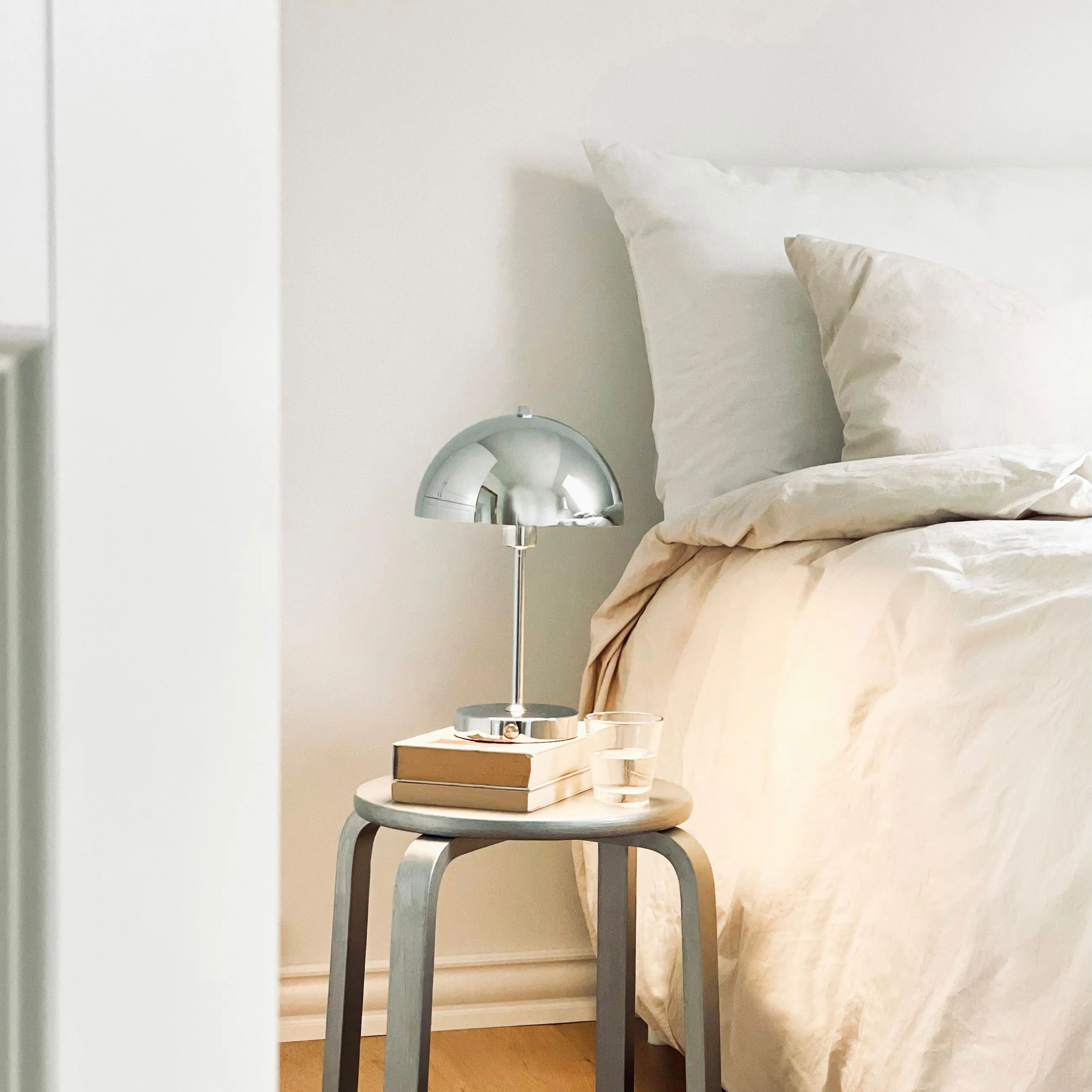 Dyberg Larsen Bordlamper Stockholm LED Bordlampe i Krom, 3