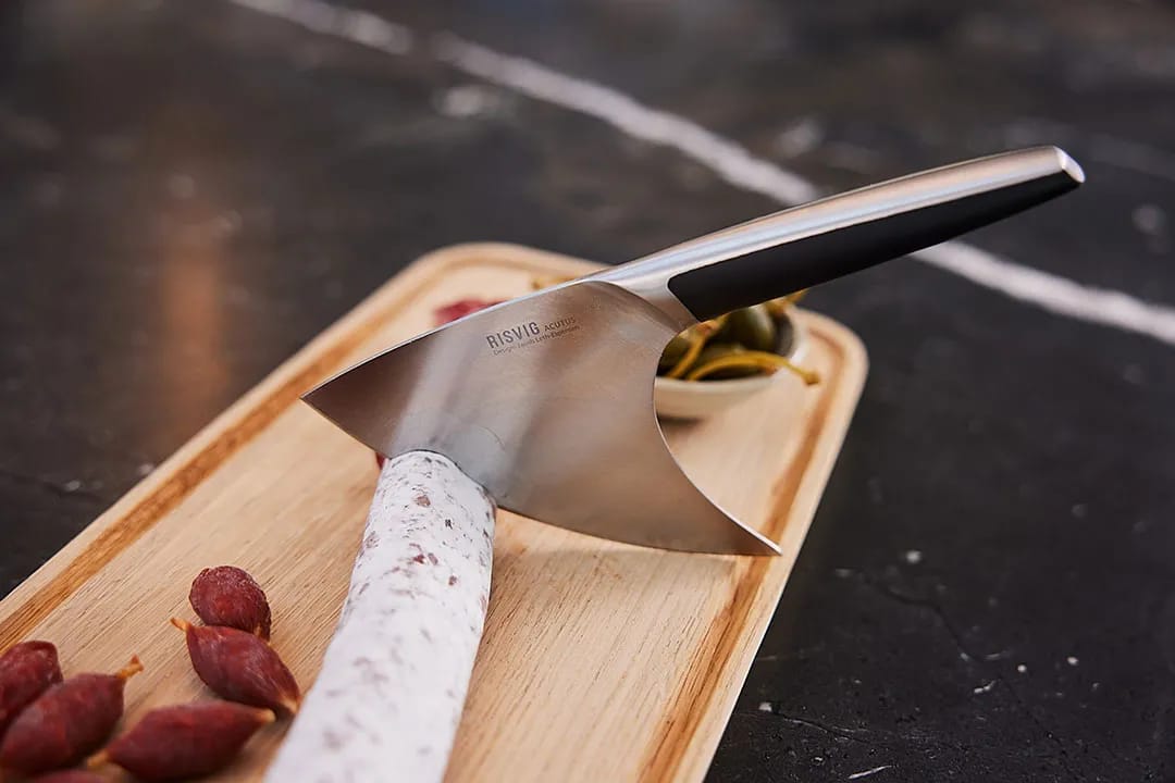 RISVIG Design Pizzaskærere Acutus Pizzakniv i Stål, 6