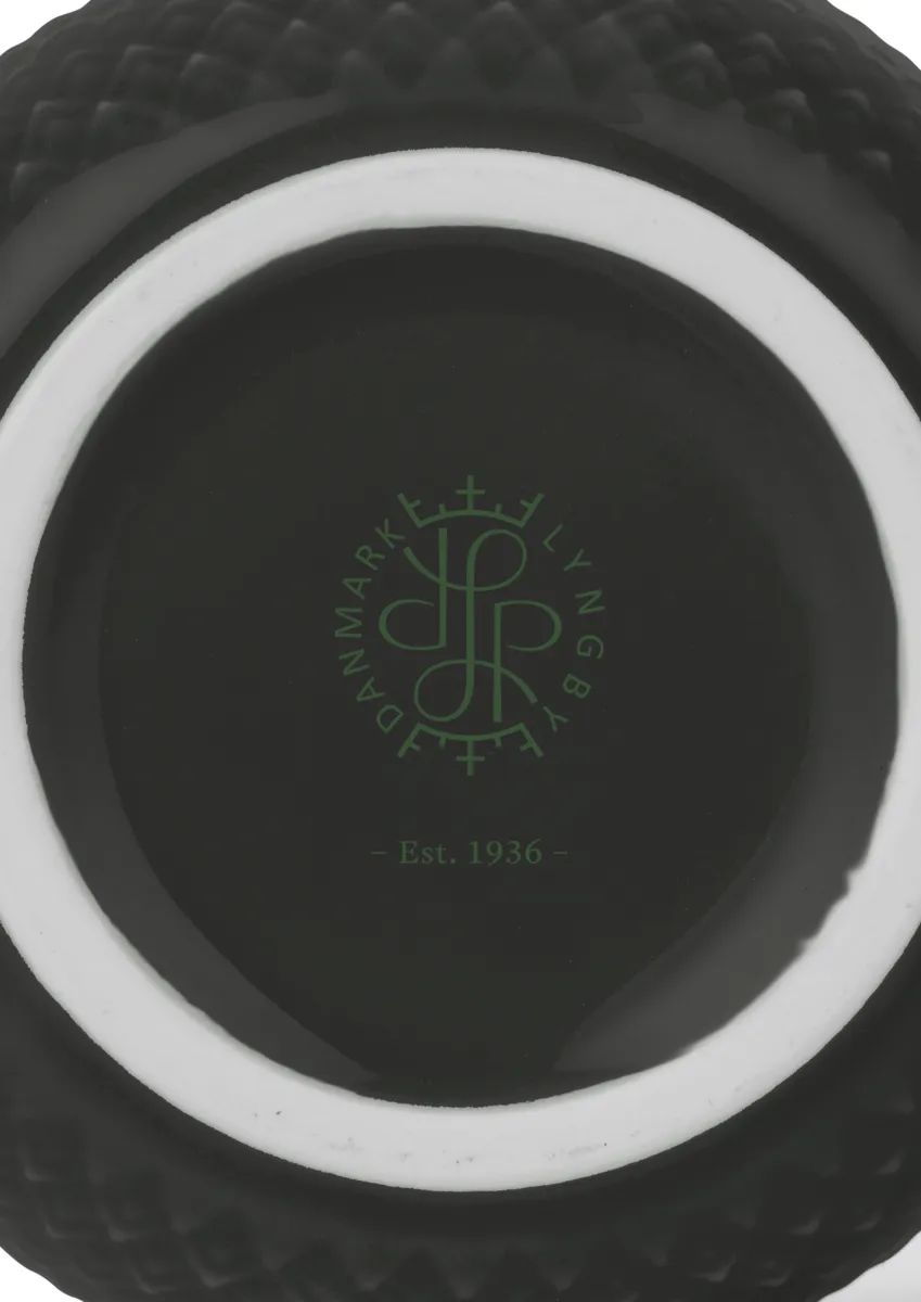 Lyngby Porcelæn Krus og kopper med hank Rhombe Earth Krus m. hank i Slate, 2