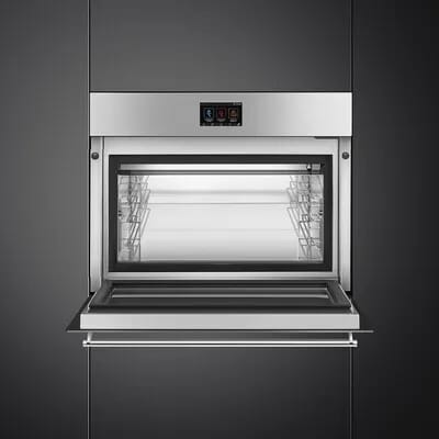Smeg Indbygningsovne Classic Blastchiller SBC4304X i Stål, 3